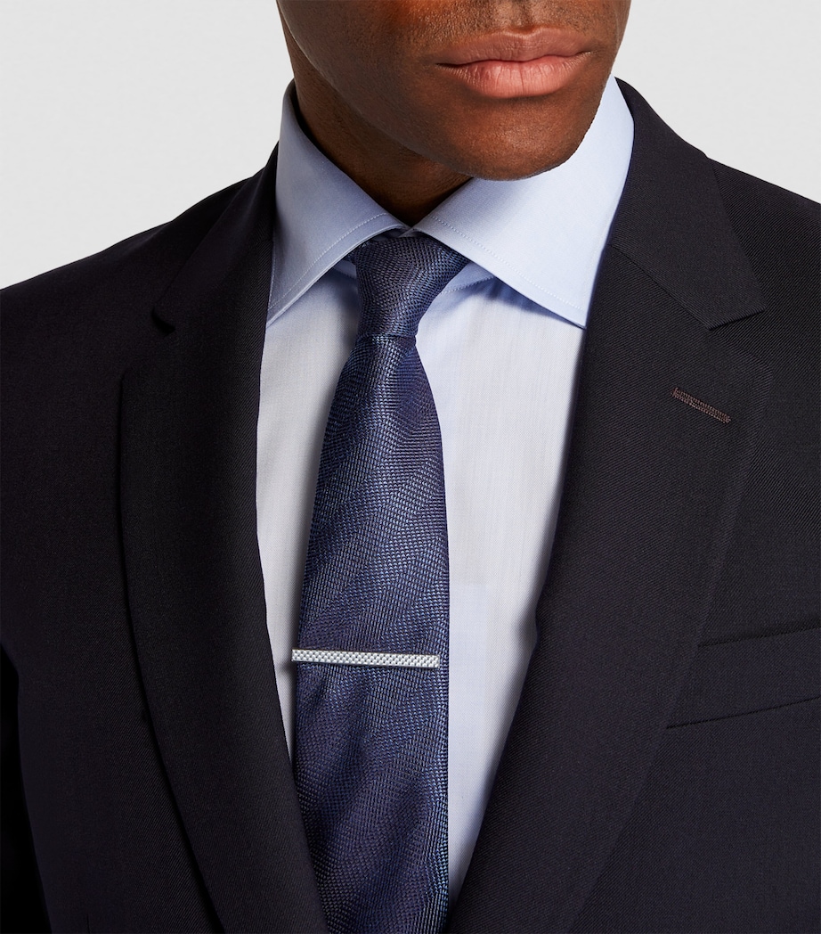 Tateossian D-Shape Tie Clip Silver Image 4