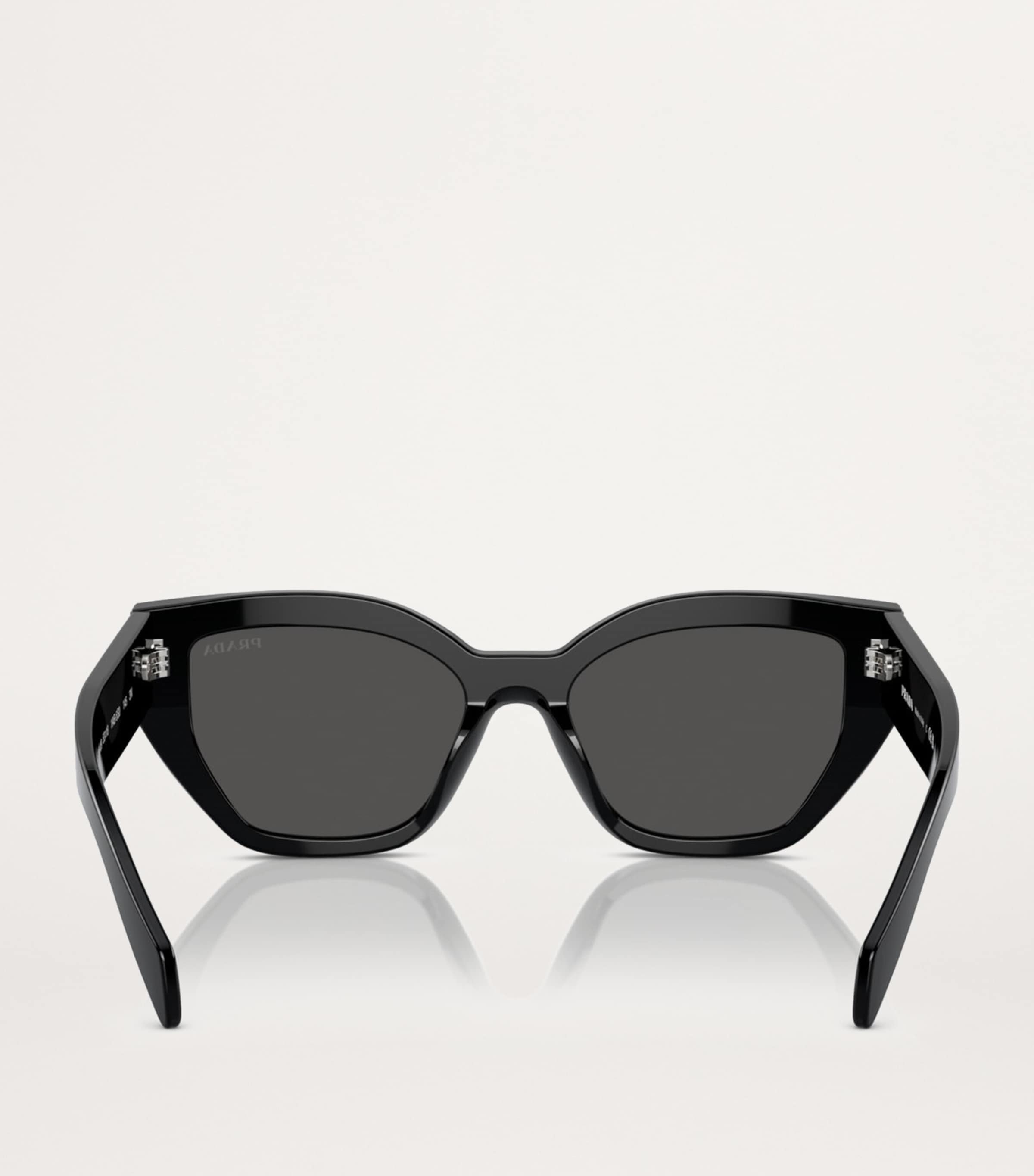 Acetate Geometric Sunglasses 1AB5S0 Image 4