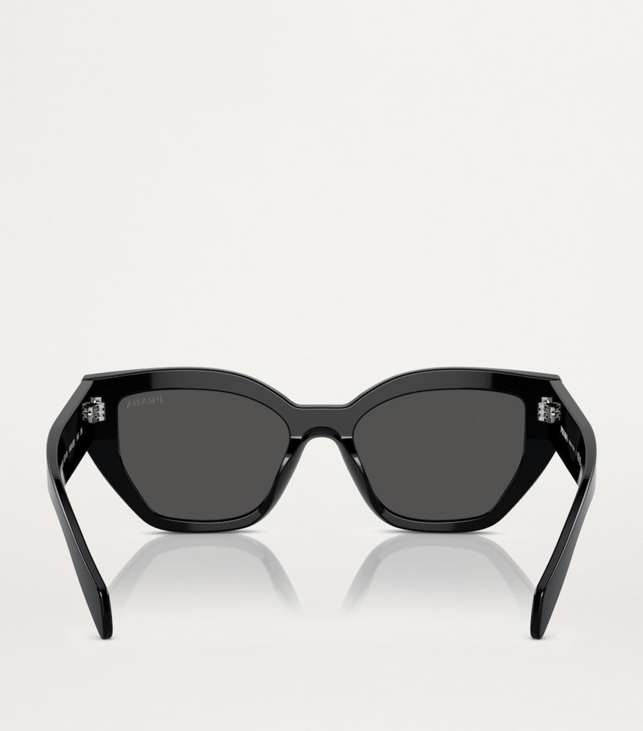 Acetate Geometric Sunglasses 1AB5S0 Image 4