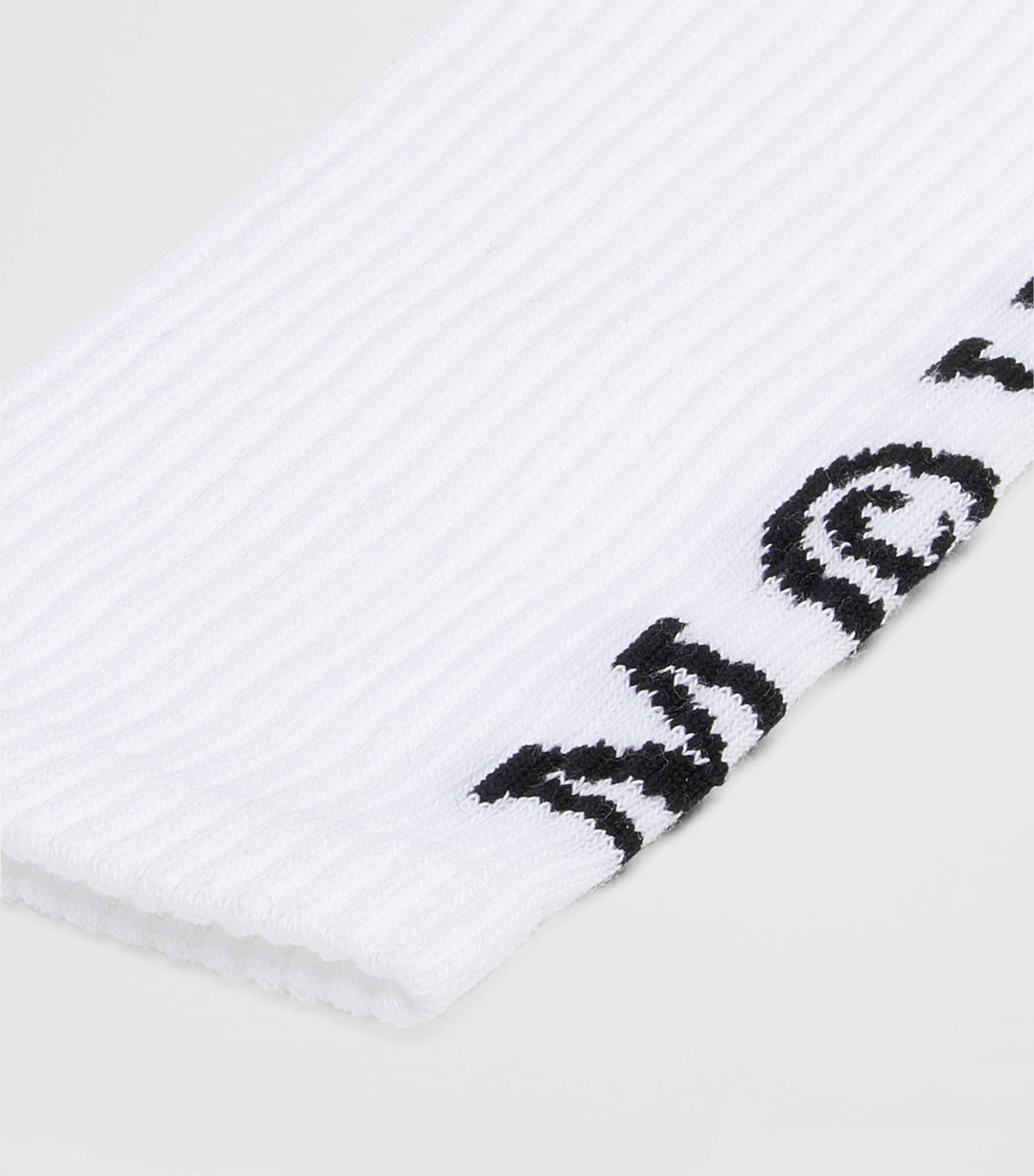 McQueen Mens Cotton-Blend Logo Socks Image 2