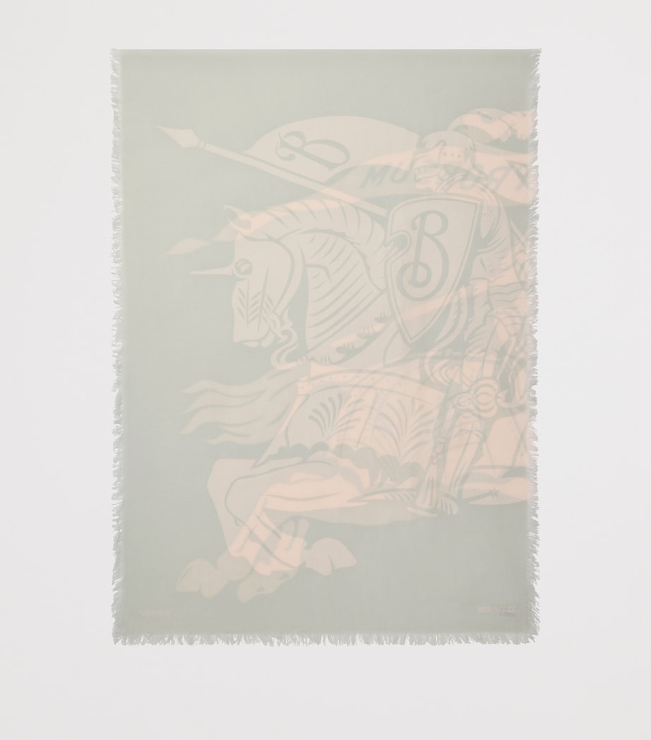 Wool Wide EKD Scarf MITTEN GREY Image 6