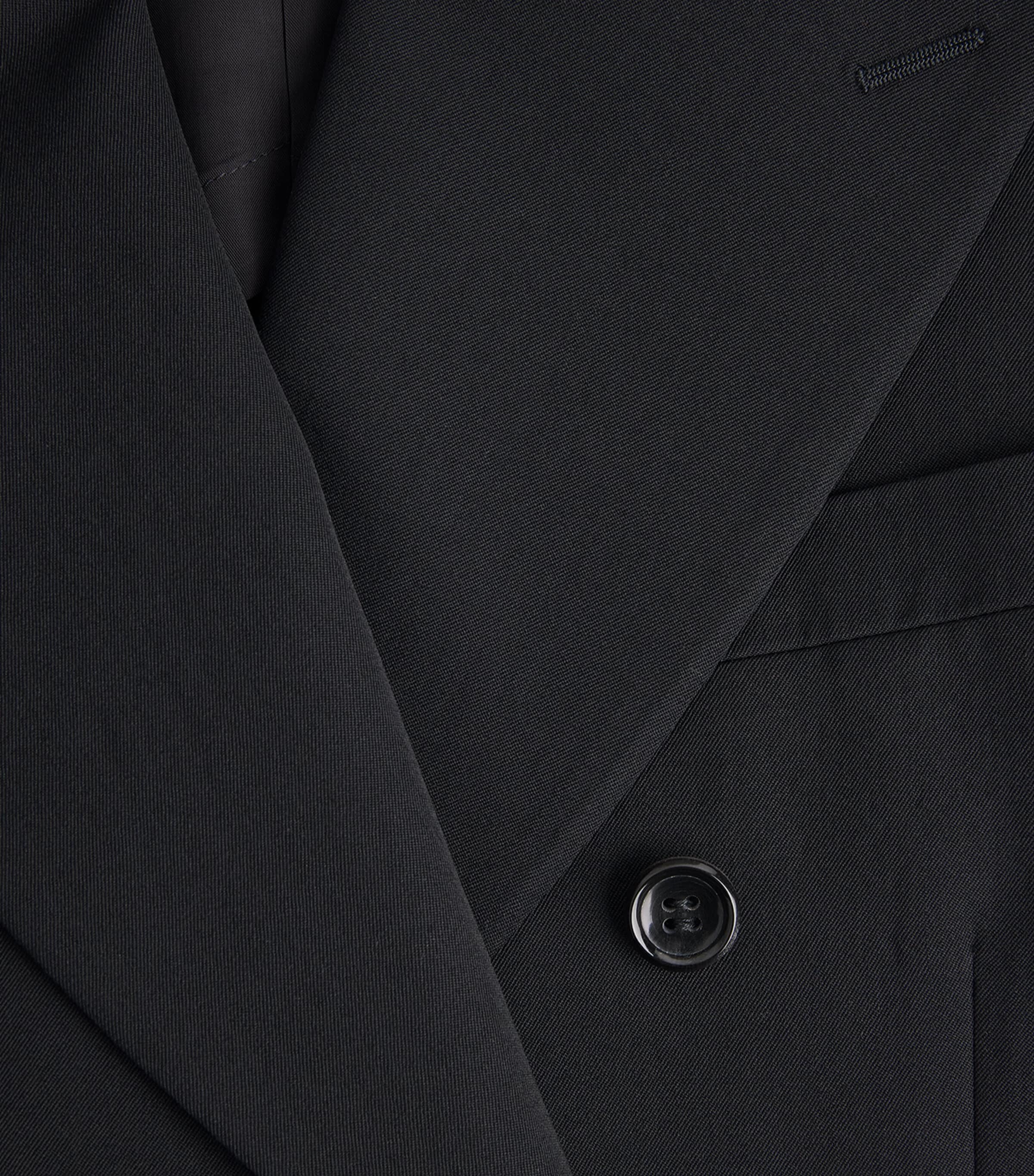 Comme Des Garçons Homme Plus Mens Wool Double-Breasted Blazer Black Image 6