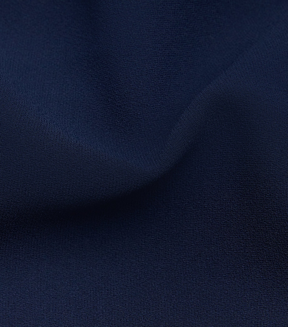 Crepe Belted Gown 39/NIGHT BLUE Image 5