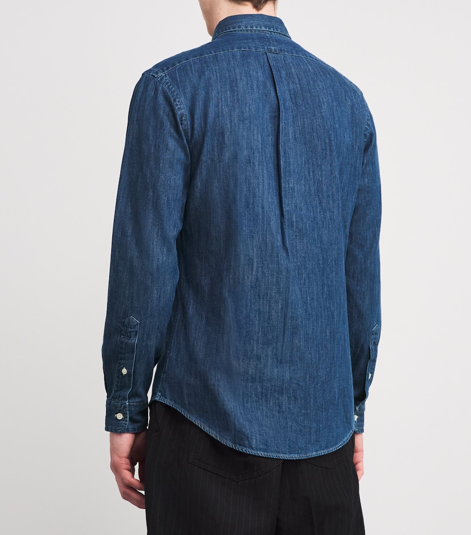 Denim Oxford Shirt BLUE Image 4