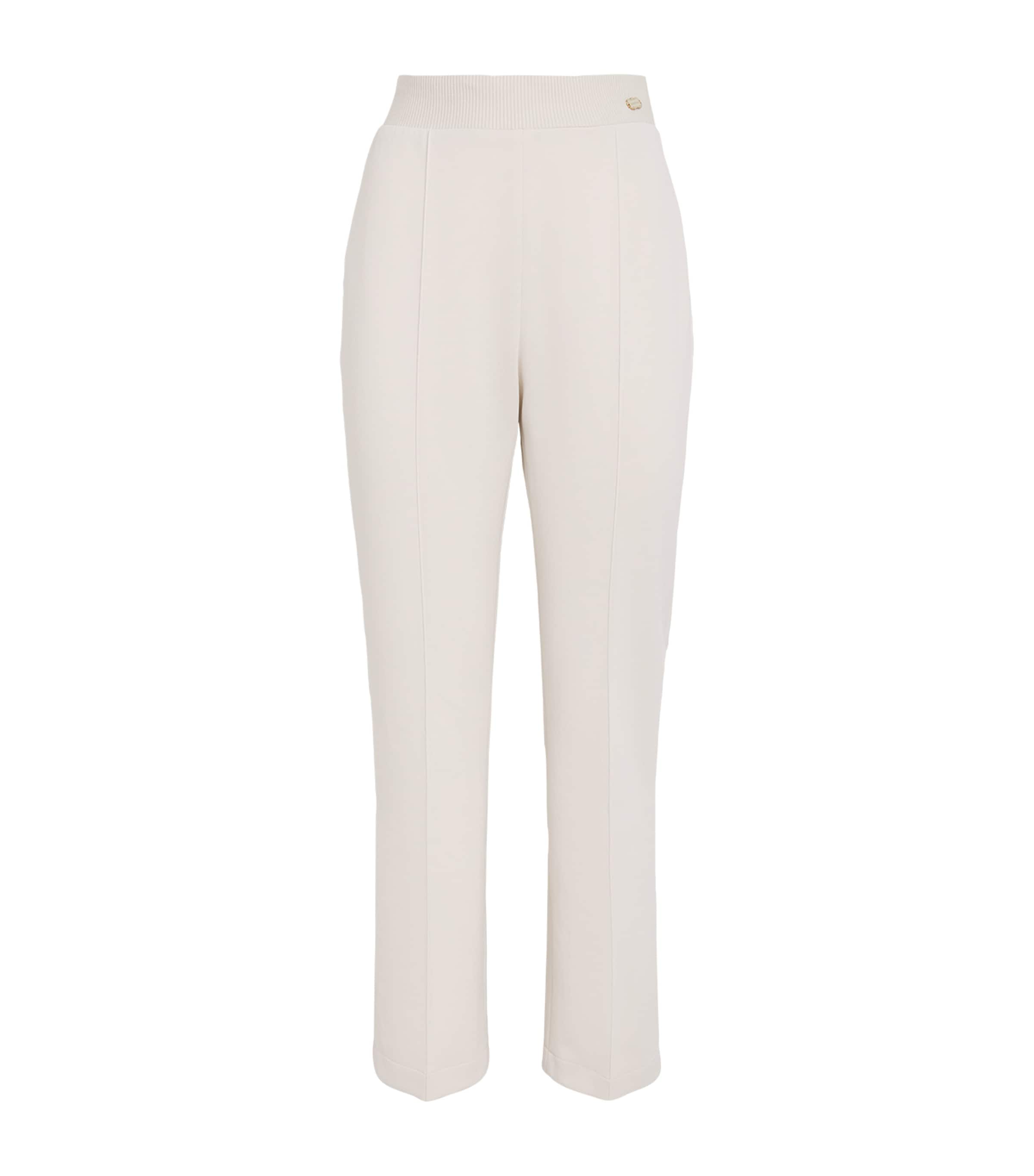 Agnona Womens Tessa Tailored Sweatpants White Agnona White Image 1