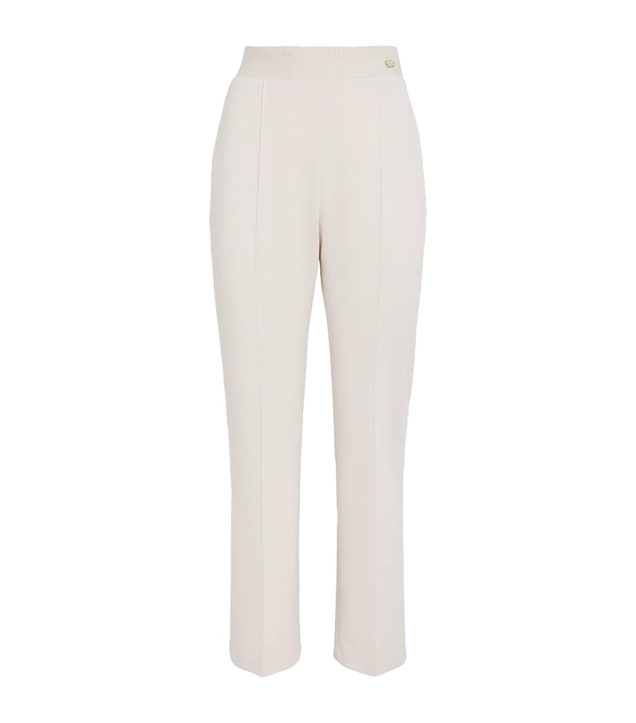 Agnona Womens Tessa Tailored Sweatpants White Agnona White Image 1