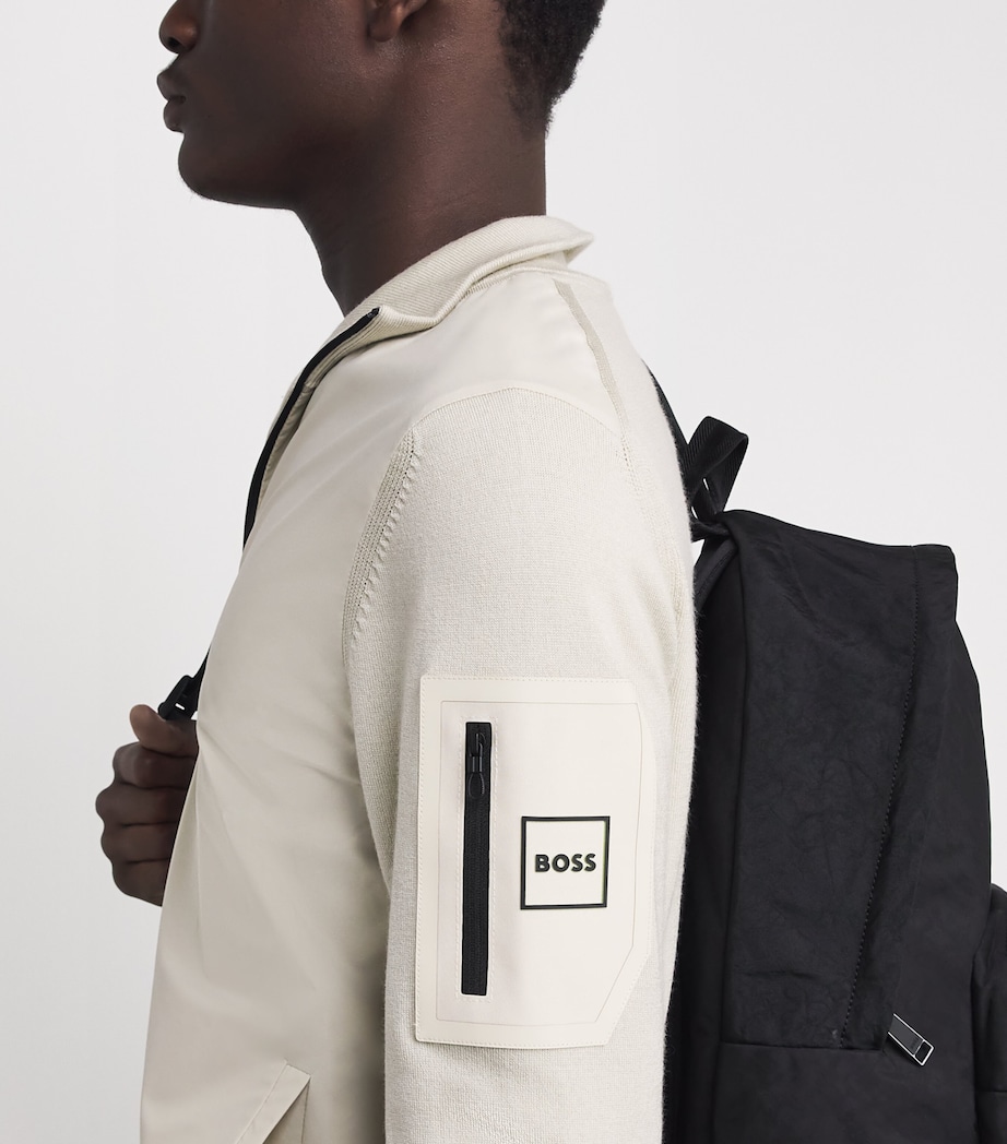 BOSS Mens Water-Repellent Blouson Jacket Light Image 3