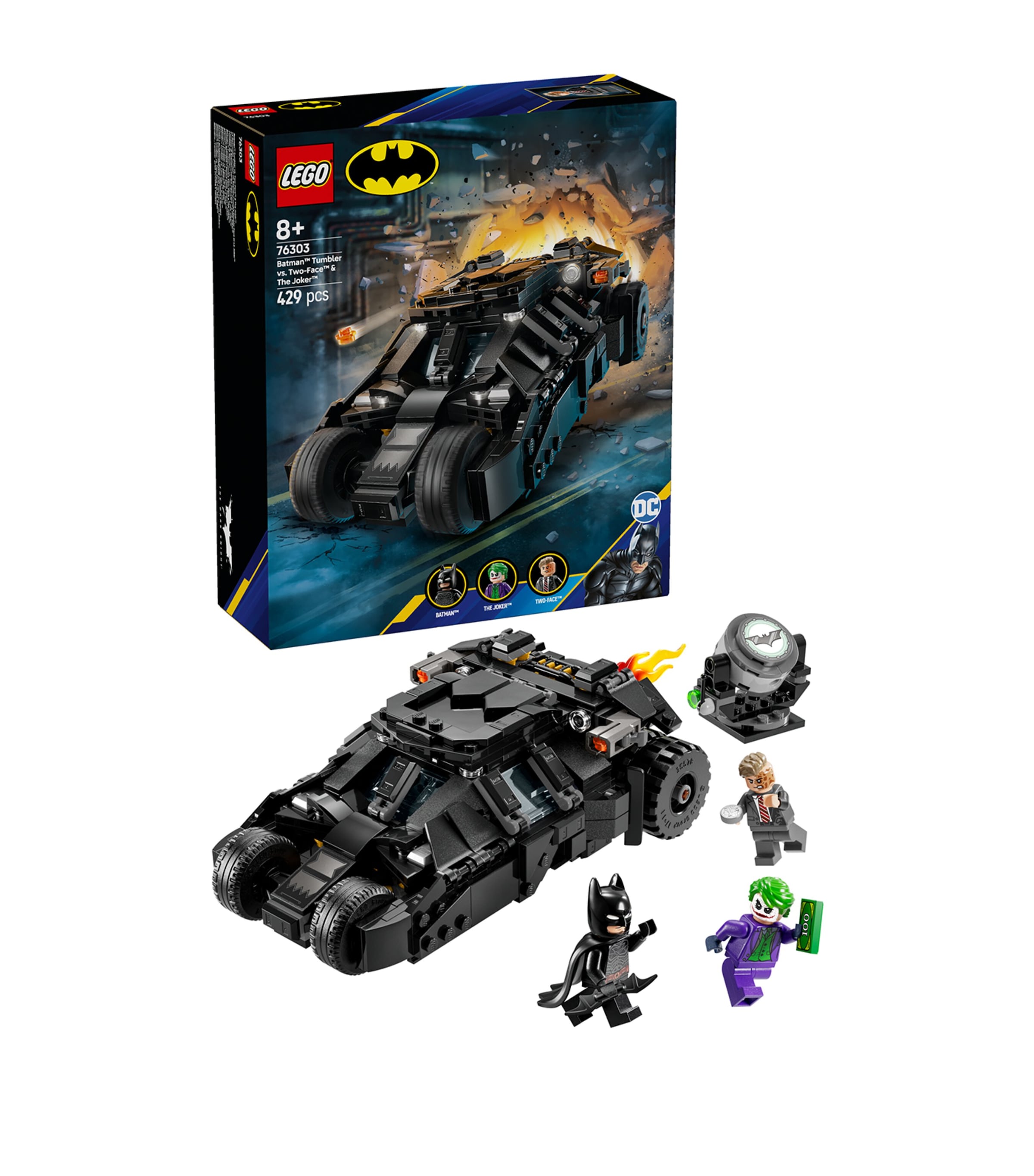 Lego DC Batman Tumbler vs. Two-Face & The Joker Set 76303 | Toys | Building & Construction Toys | Designers | Lego Lego DC Batman Tumbler vs. Two-Face & The Joker Set 76303 | Toys | Building & Construction Toys | Designers | Lego