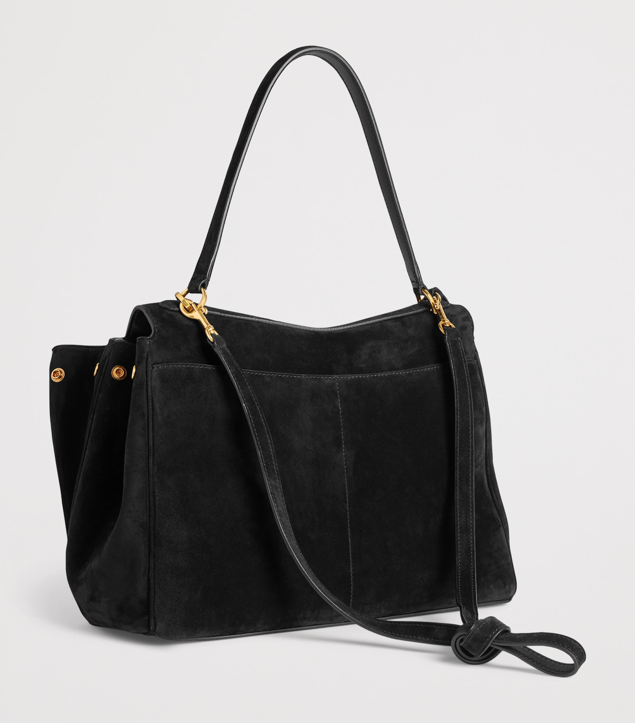 Balenciaga Medium Suede Rodeo Shoulder Bag Image 6