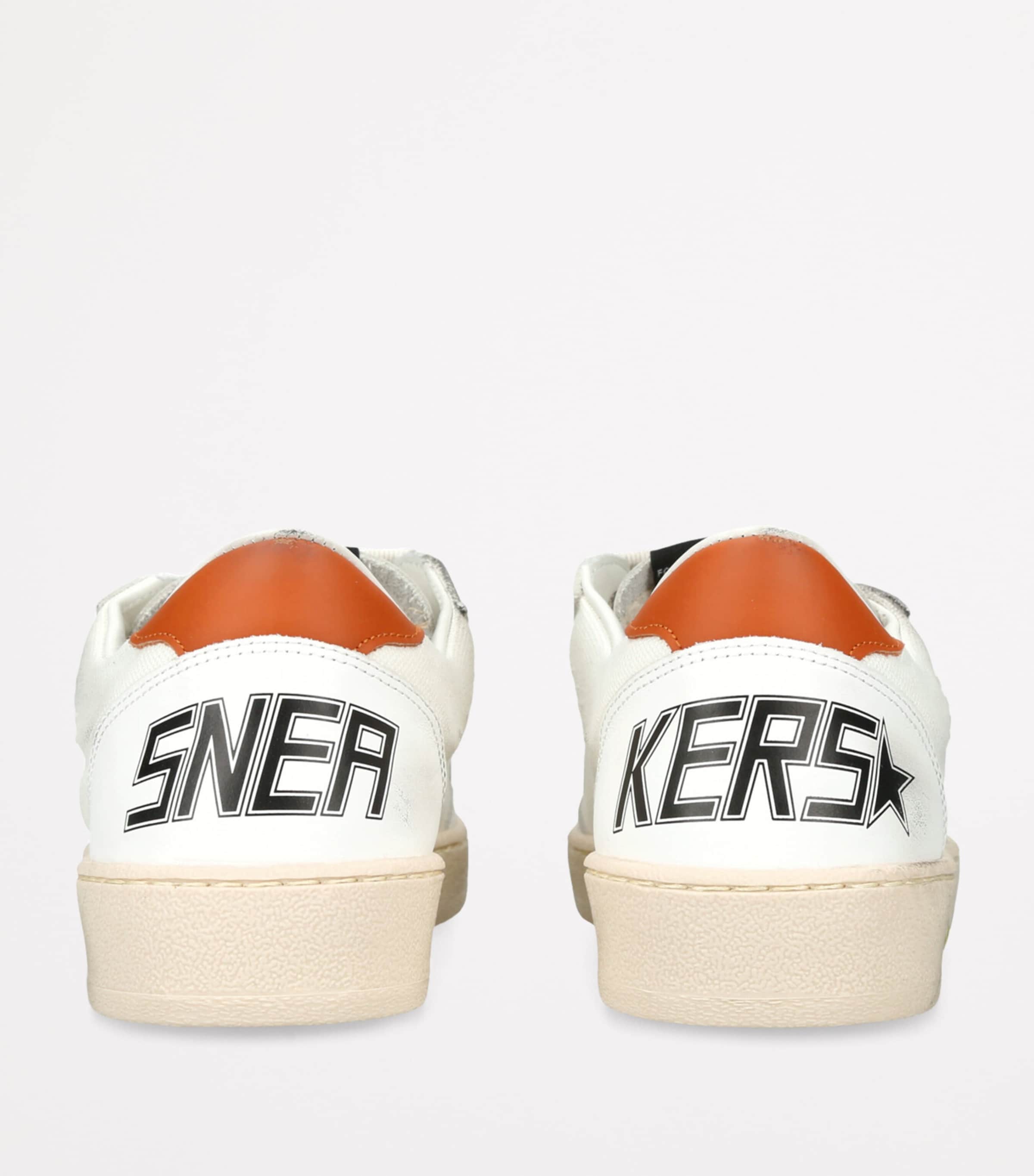 Golden Goose Leather Ball Star Sneakers White/comb Image 2