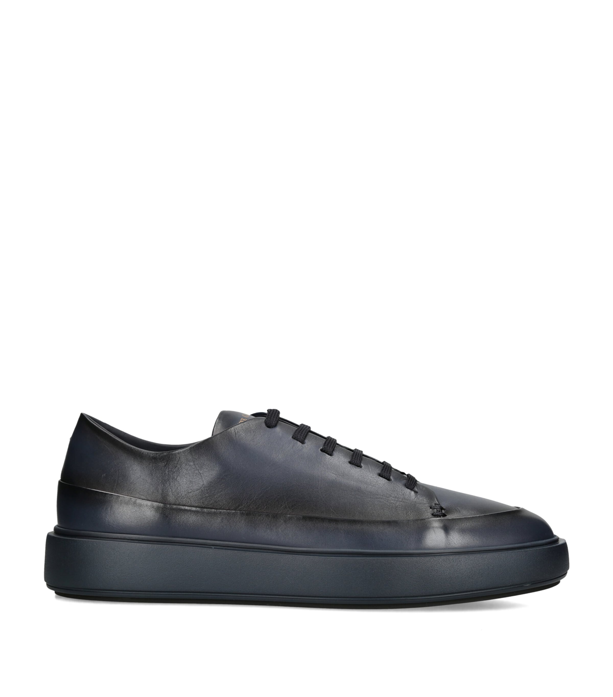 Officine Creative Leather Release Sneakers Blue/dark Image 1