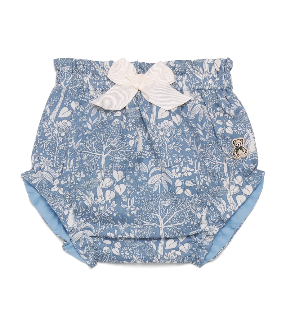 Harrods Woodland Print Bloomers (0-18 Months) Blue Image 1
