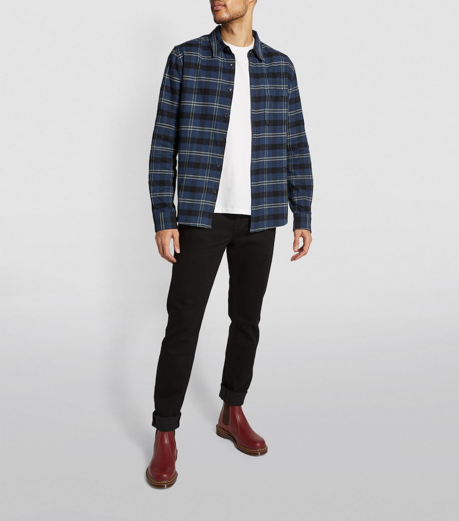 FRAME Mens Slim L'Homme Noir Jeans Noir Image 2