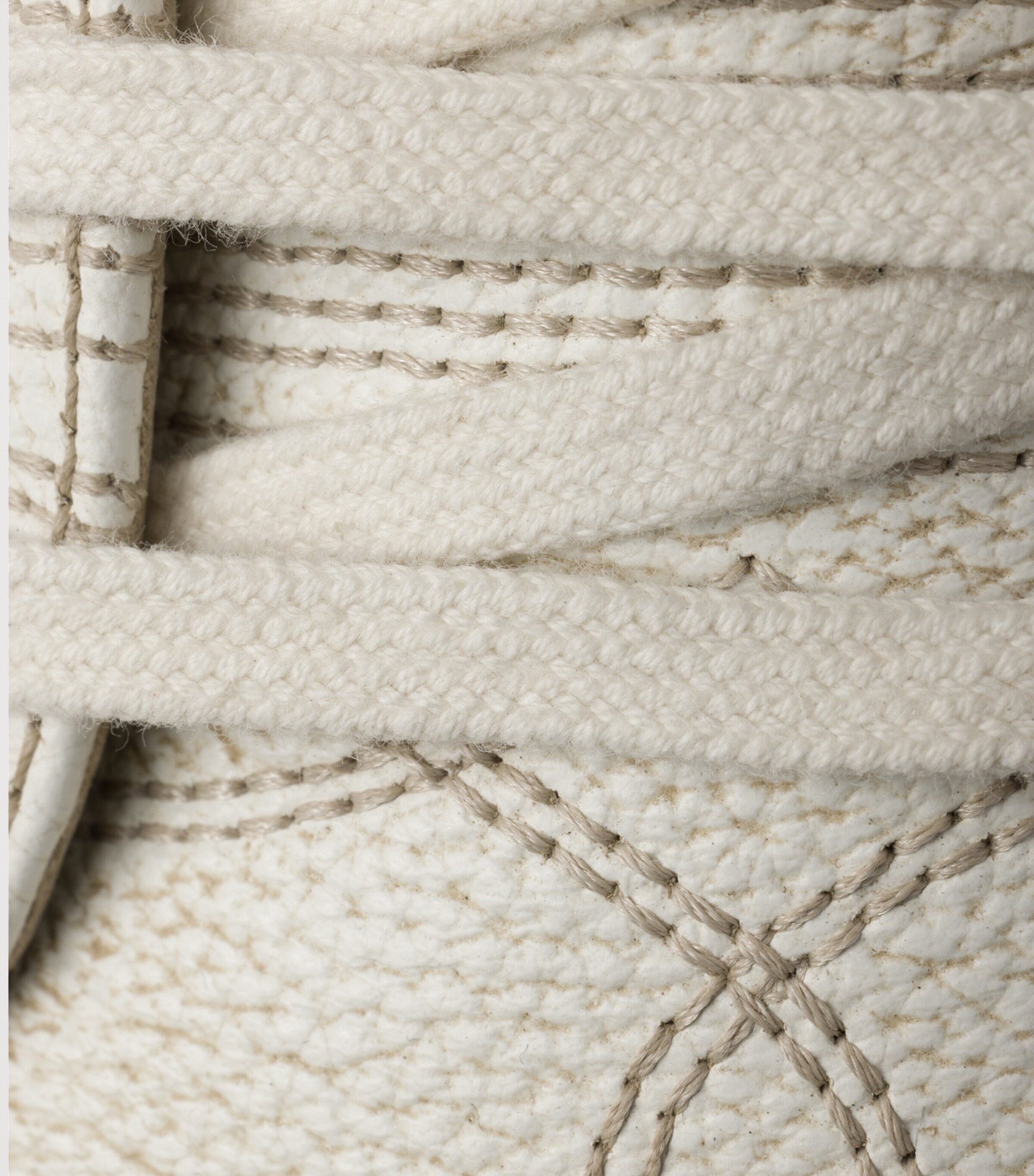 Prada Leather Aged Low-Top Sneakers Image 6