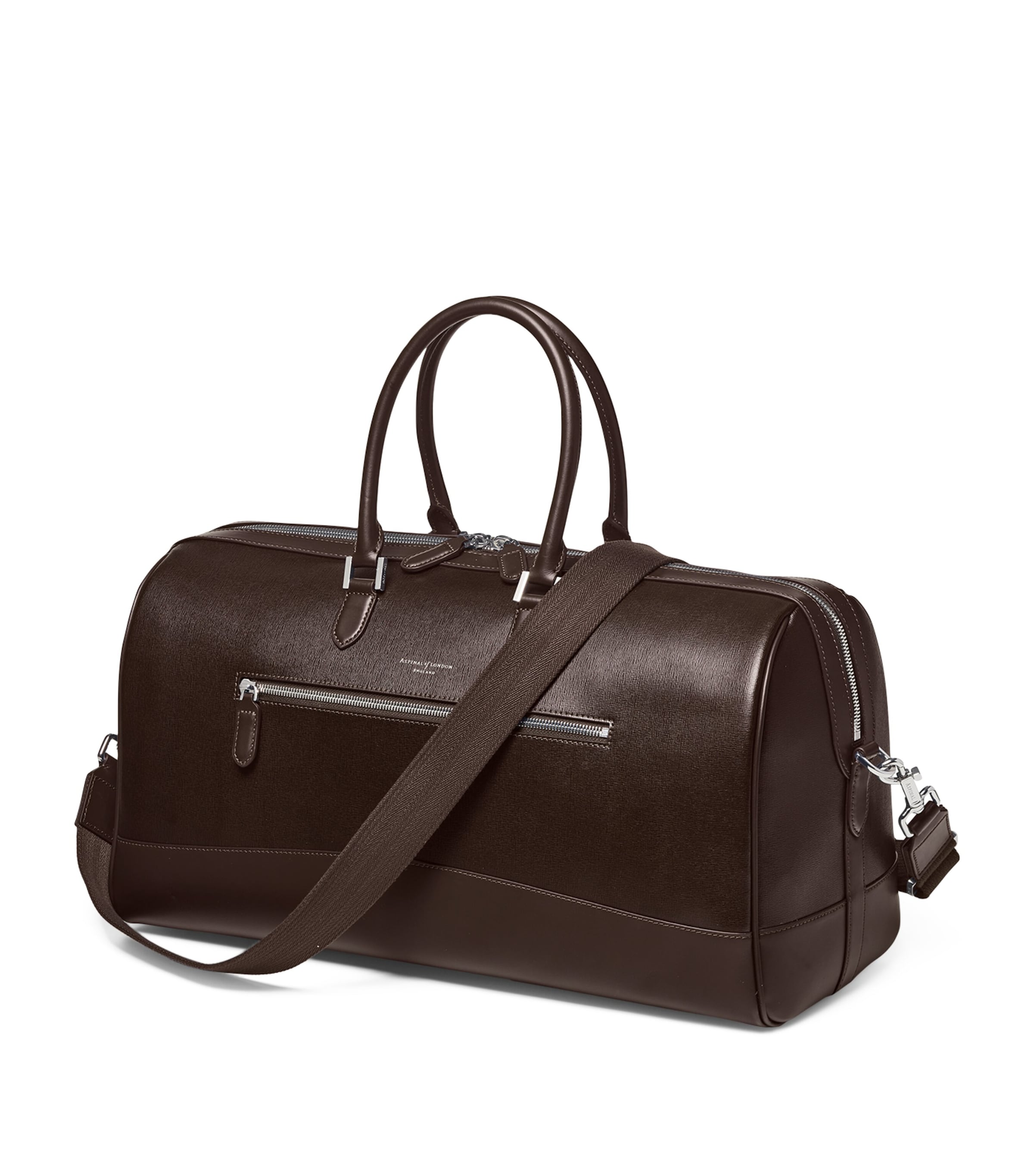 Leather City Holdall DARKBROWN Image 4