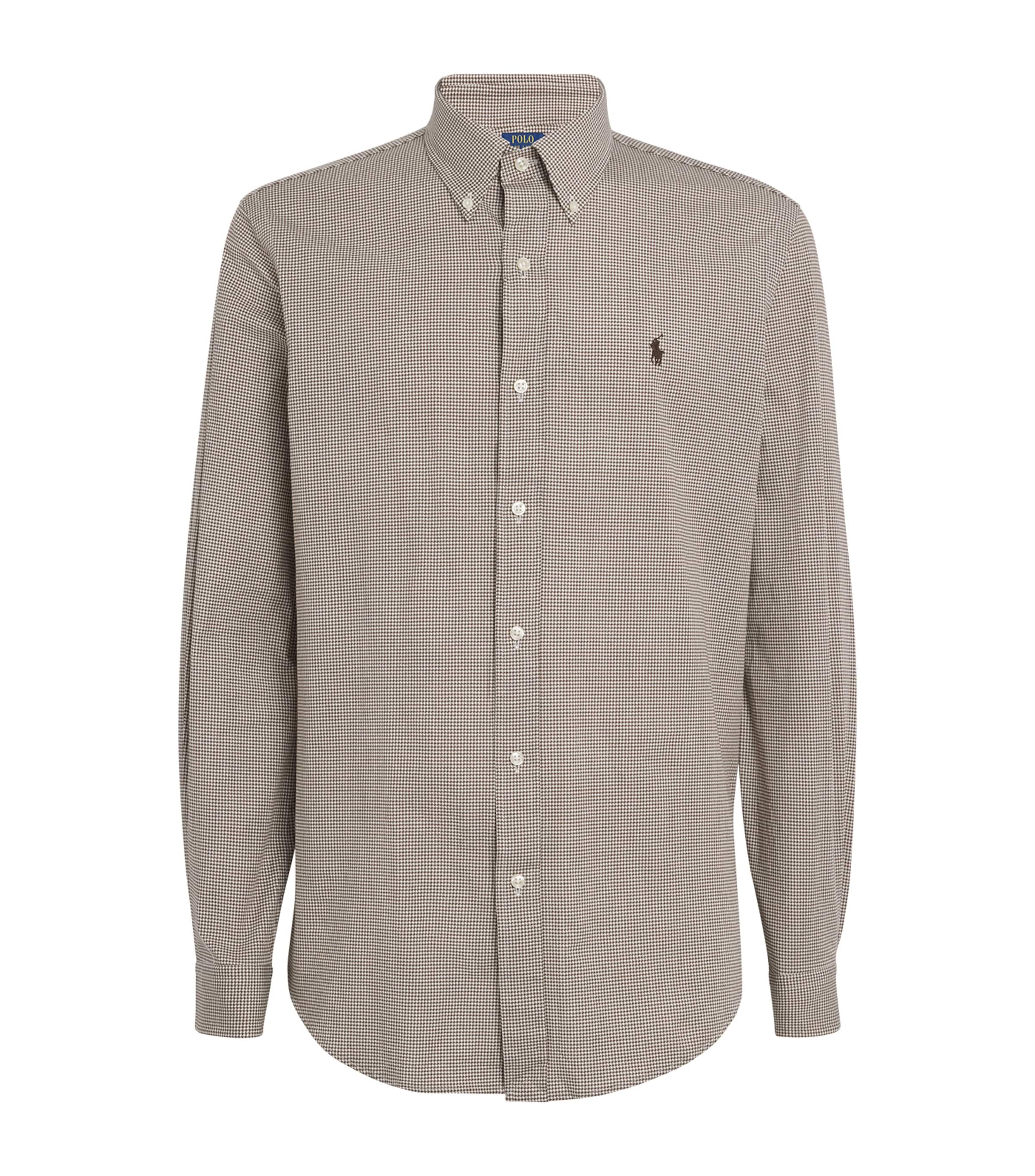 Polo Ralph Lauren Cotton-Blend Check Shirt | Men Clothing | Shirts | Formal Shirts | Designers | Polo Ralph Lauren | Ralph Lauren | Partywear | Mens | Eveningwear