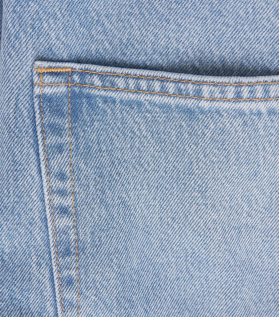 FRAME Womens The Vertical Straight Jeans Static Image 6
