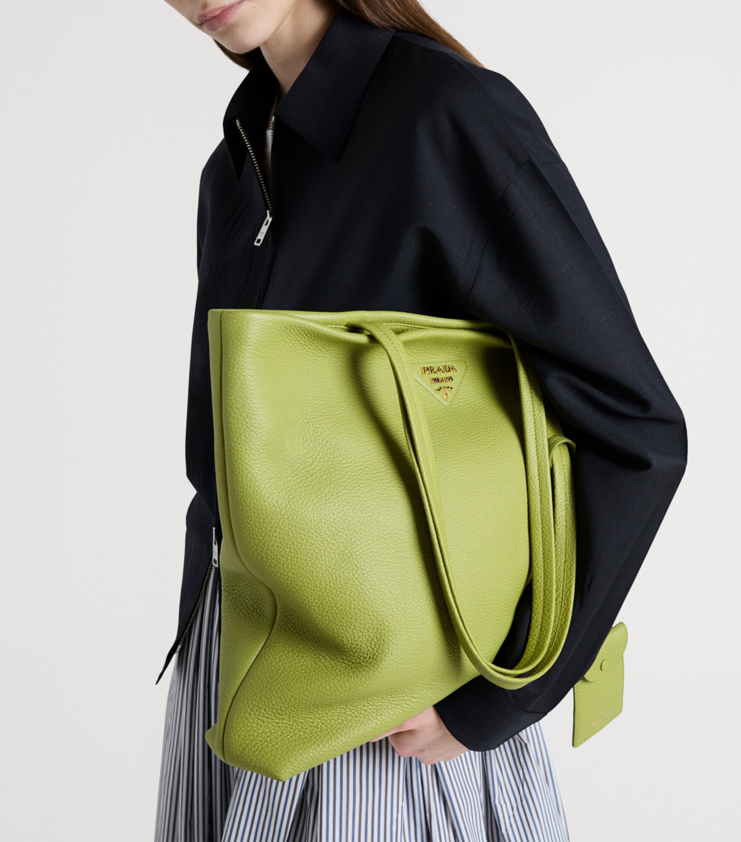 Large Leather Tote Bag F0394 Image 2