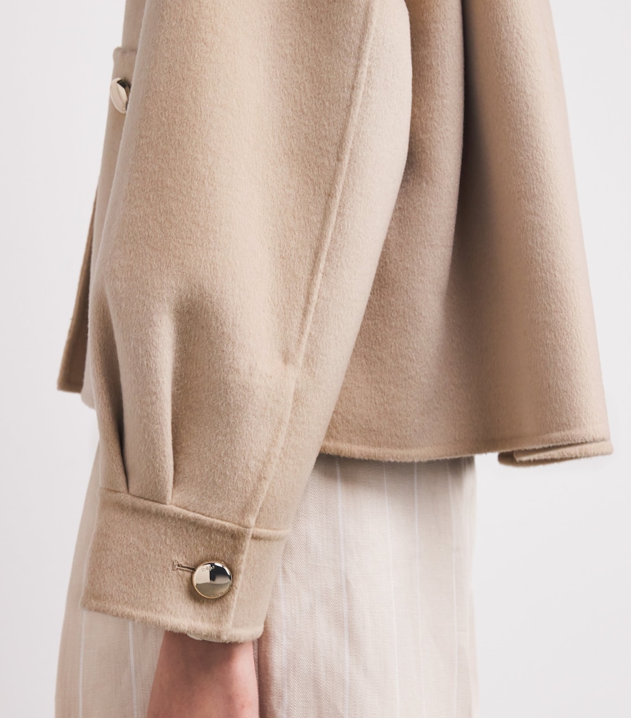 Wool-Blend Cropped Jacket BEIGE Image 6