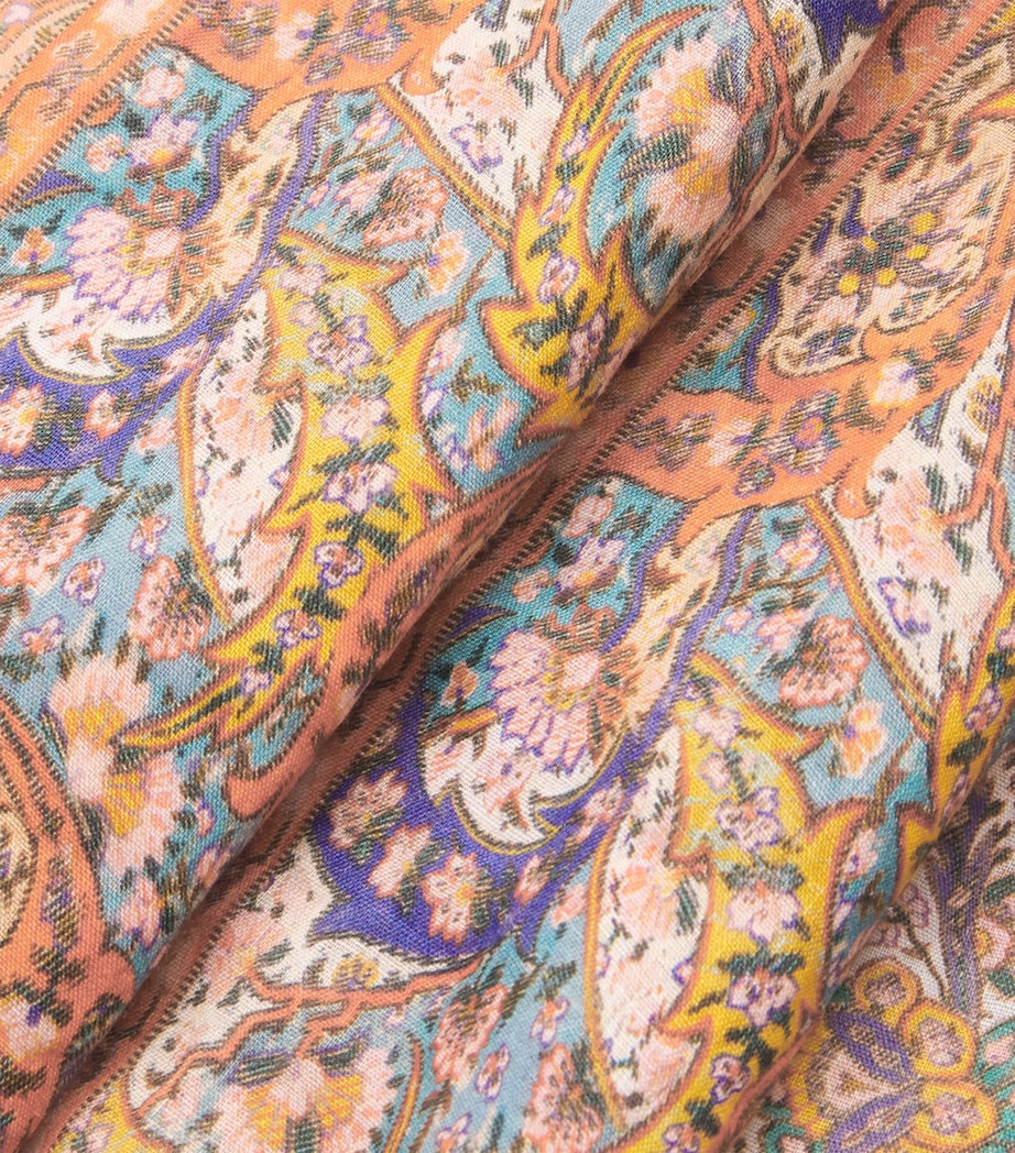 Ramie Rhiannon Midi Dress CMP CREAM PAISLEY Image 5