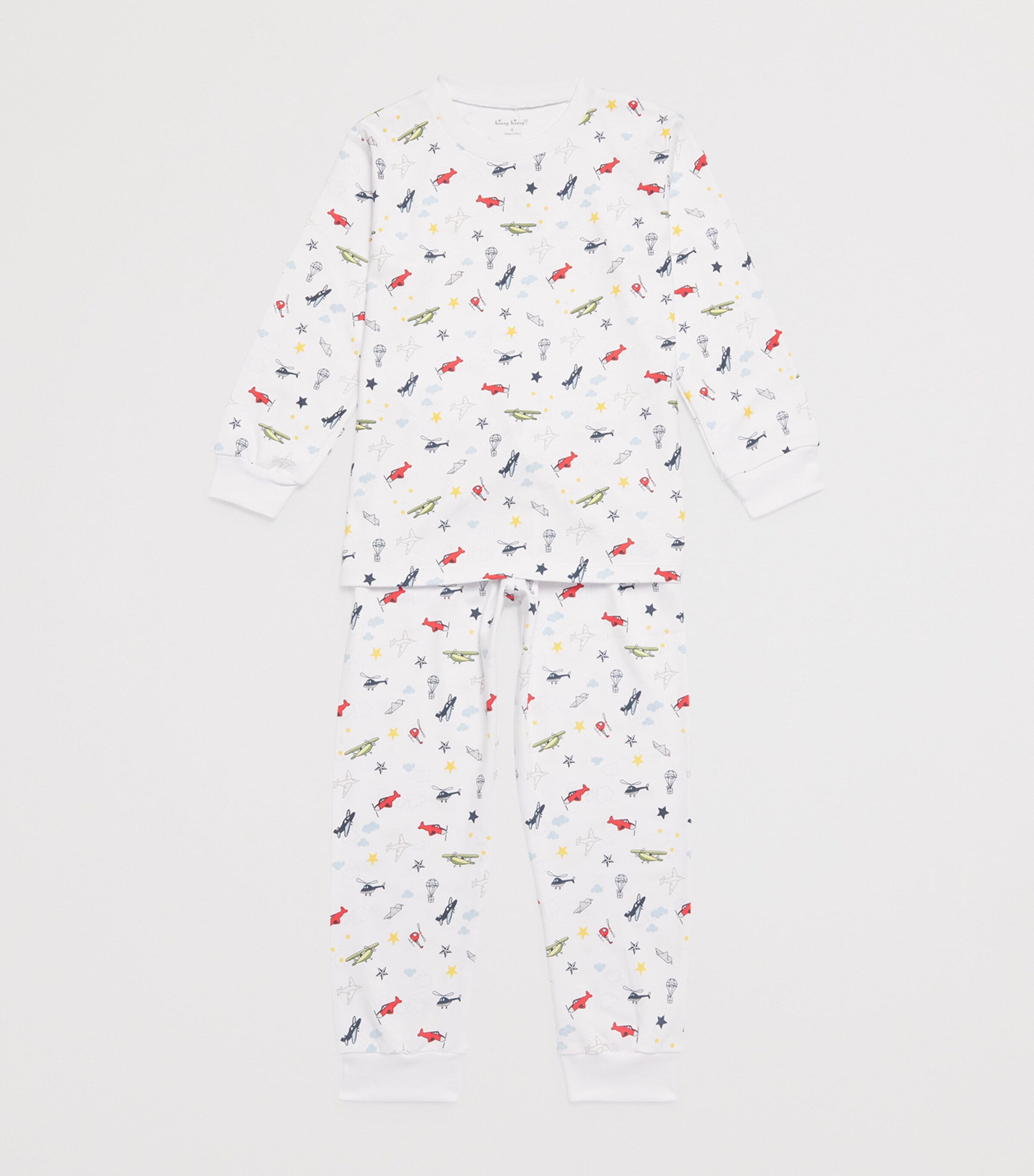 Kissy Kissy Pima Cotton Aviator Pyjama Set (2-6 Years) Image 3