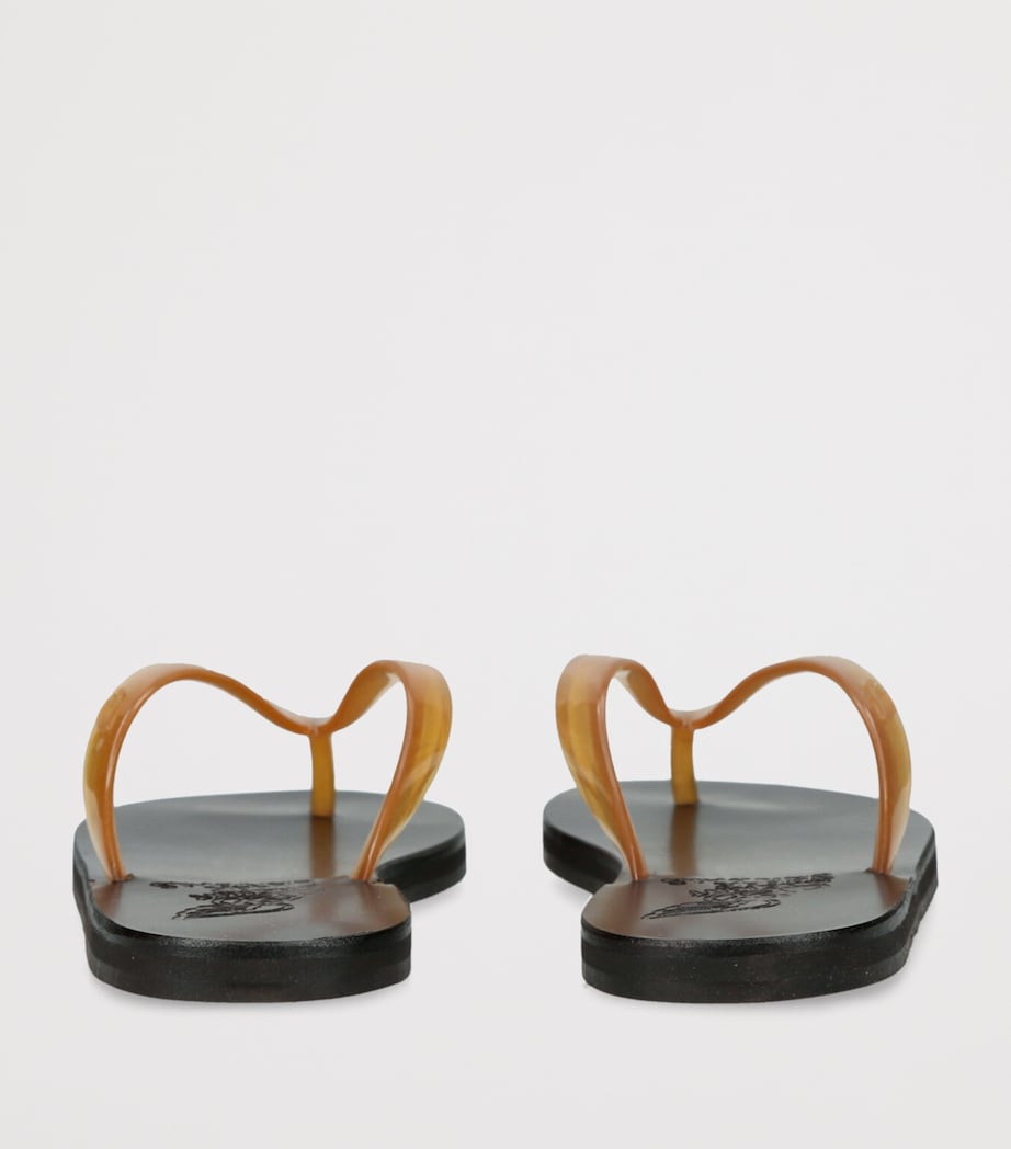 Saionara Jelly Flip-Flops BROWN Image 2