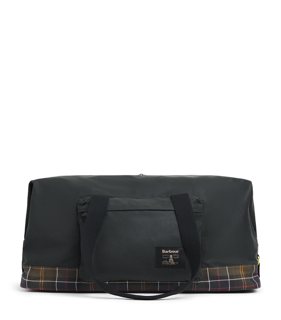 Barbour Field Wax Holdall Sage/classic Image 1