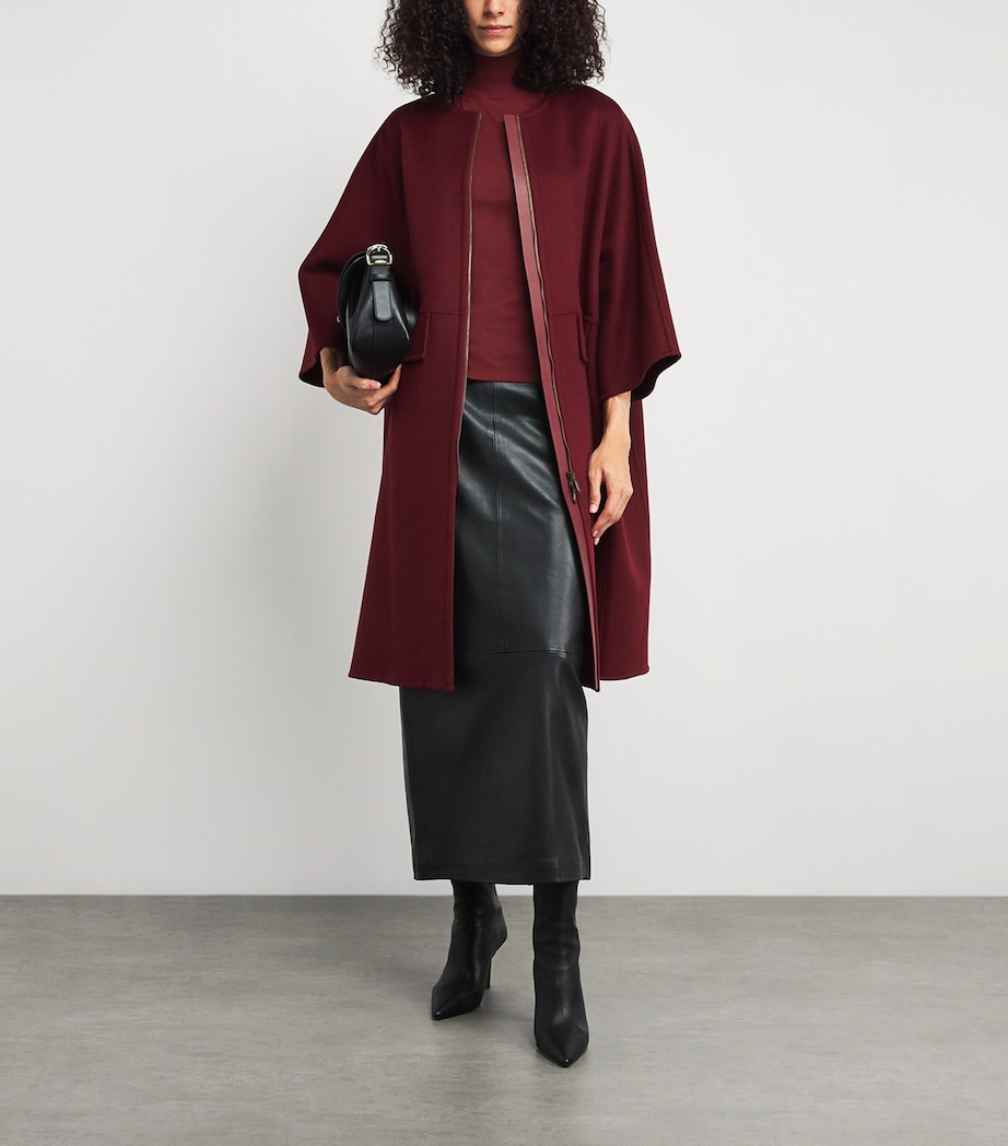 Cashmere Rollneck Sweater RASPBERRY Image 2