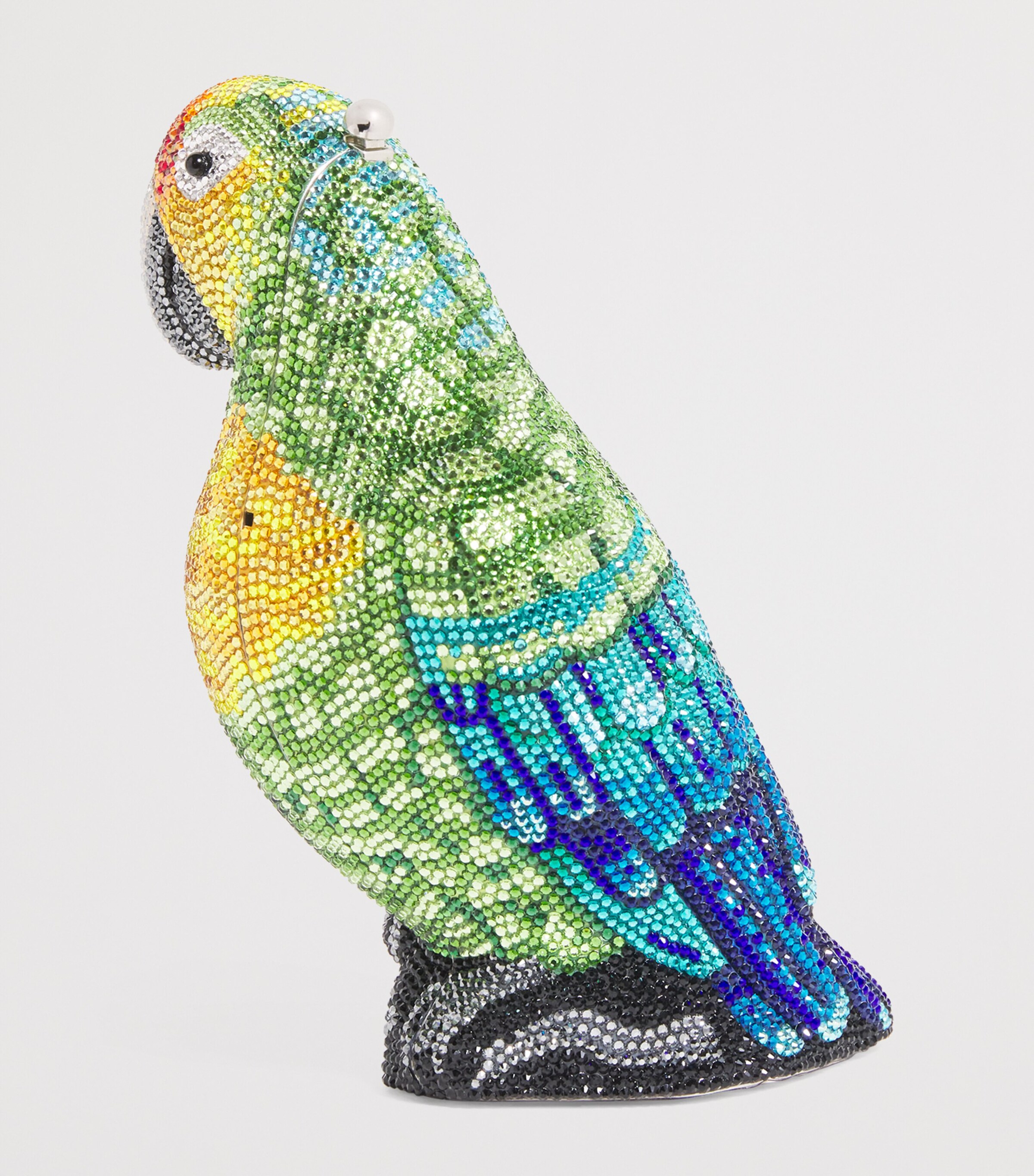 Crystal Parrot Paolo Clutch Bag SPDMT PERIDOT MULTI Image 3