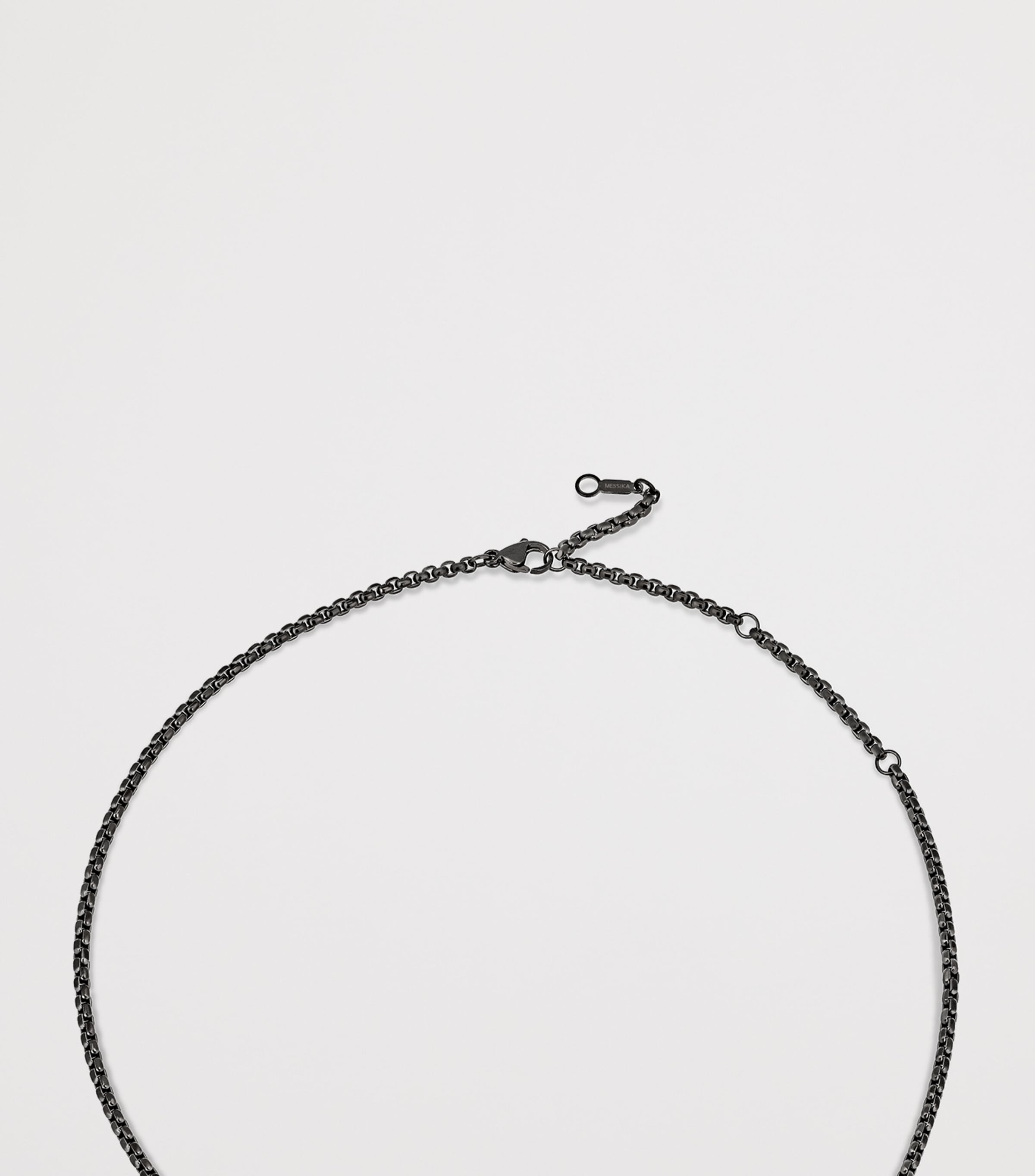 Messika Move Titanium Graphite Titanium and Diamond Large Pendant Necklace (0.14ct) Titanium Image 3