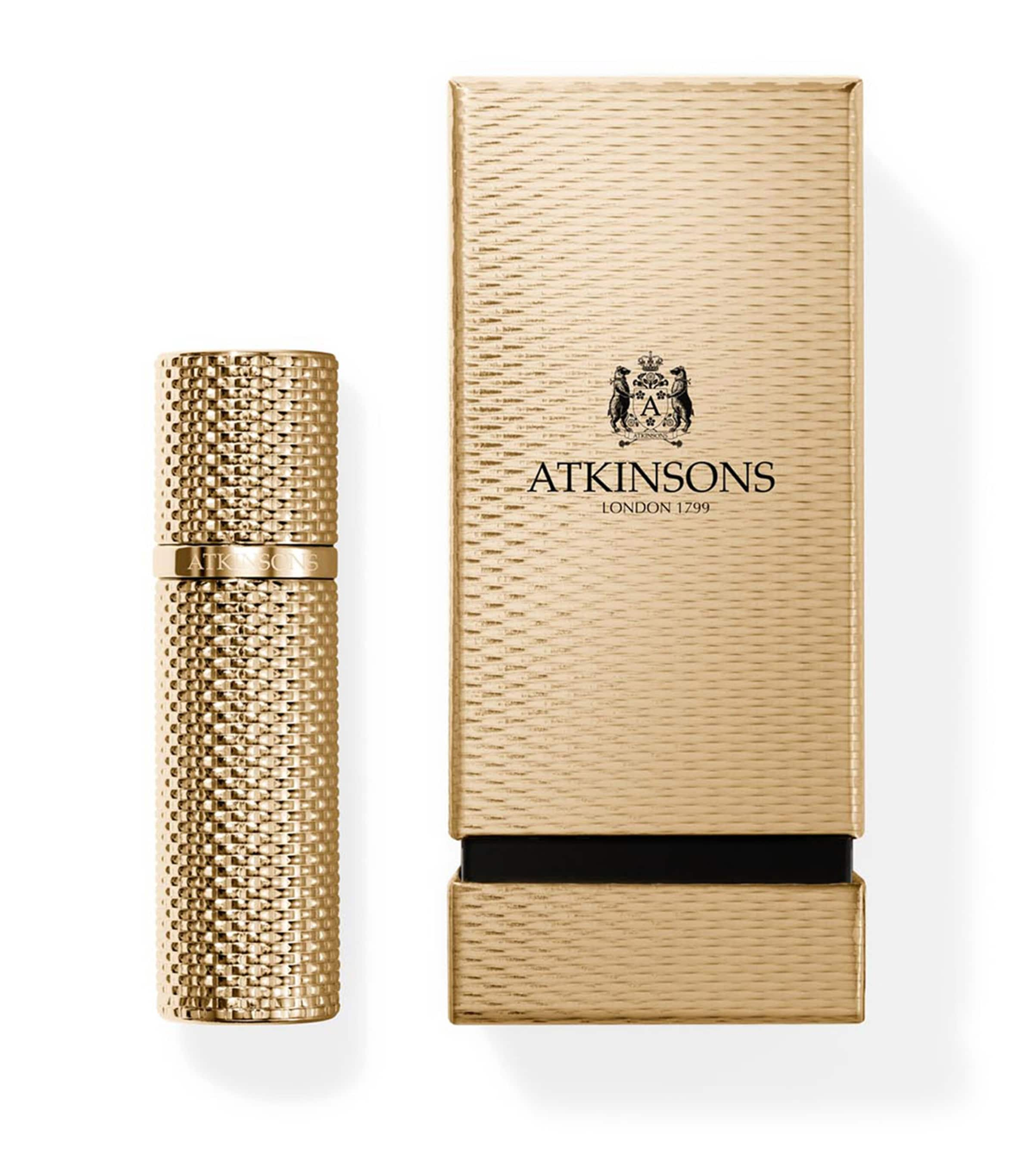 Shop Atkinsons Textured Perfume Case In Gold