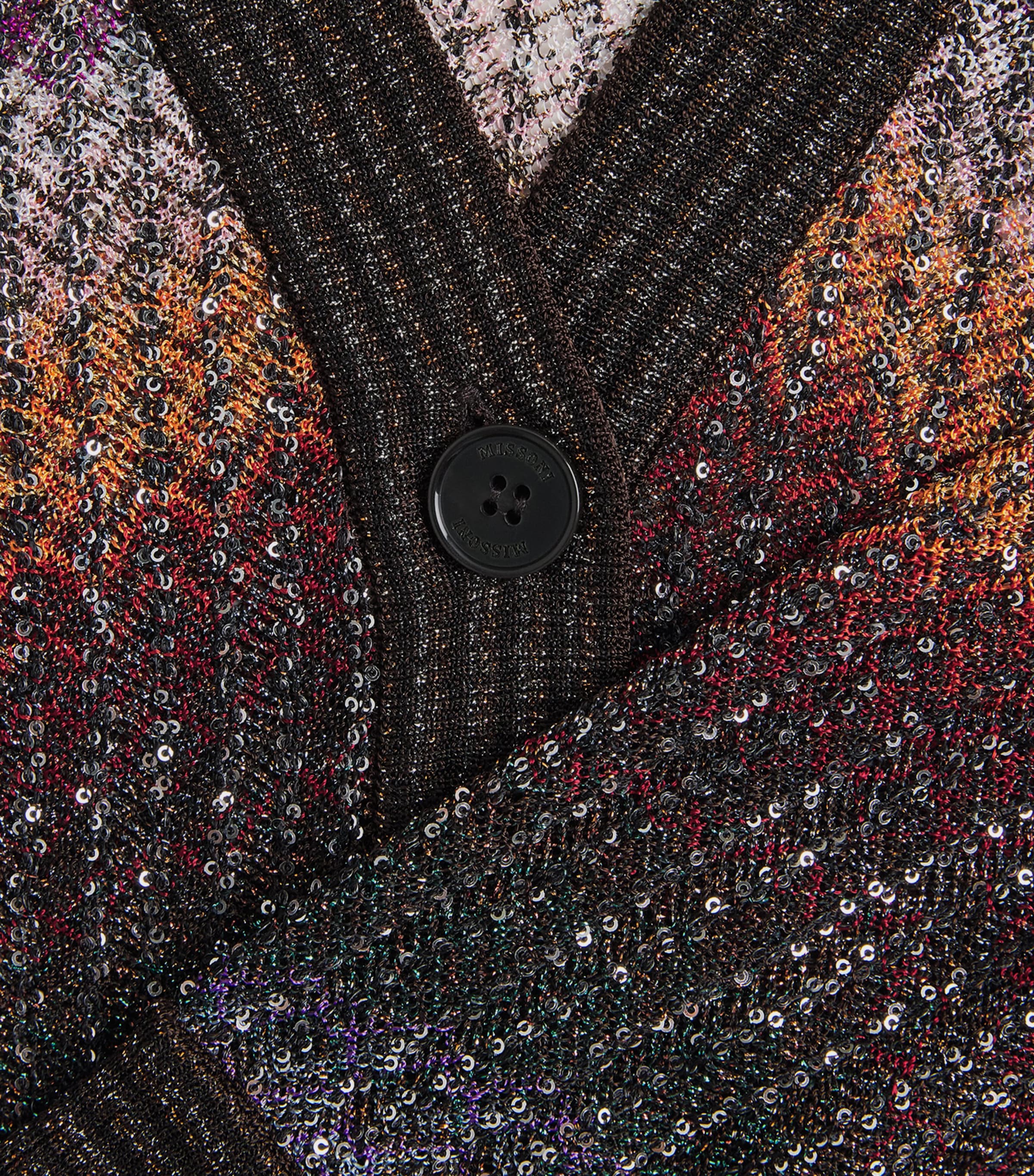 Sequin Zigzag Cardigan S72P0 MULTI DARK Image 6