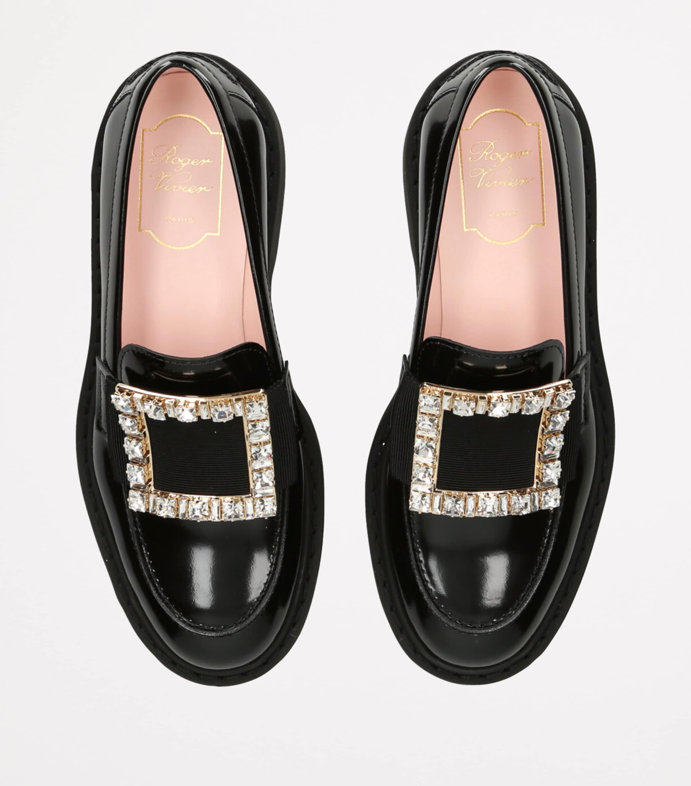 Patent Leather Viv’ Rangers Loafers BLACK Image 4