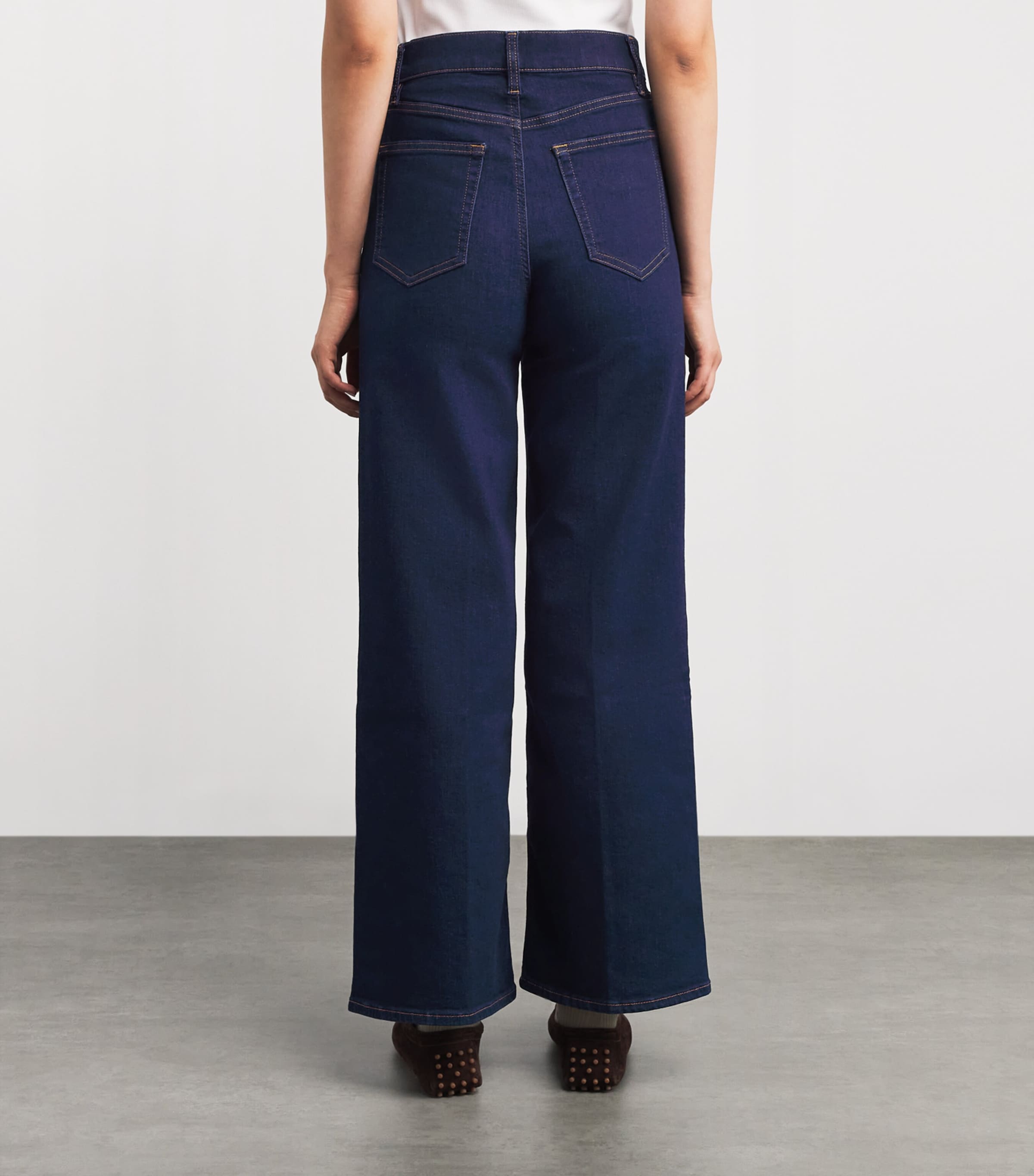 Le Slim Palazzo Wide-Leg Jeans FAIRWAY Image 4