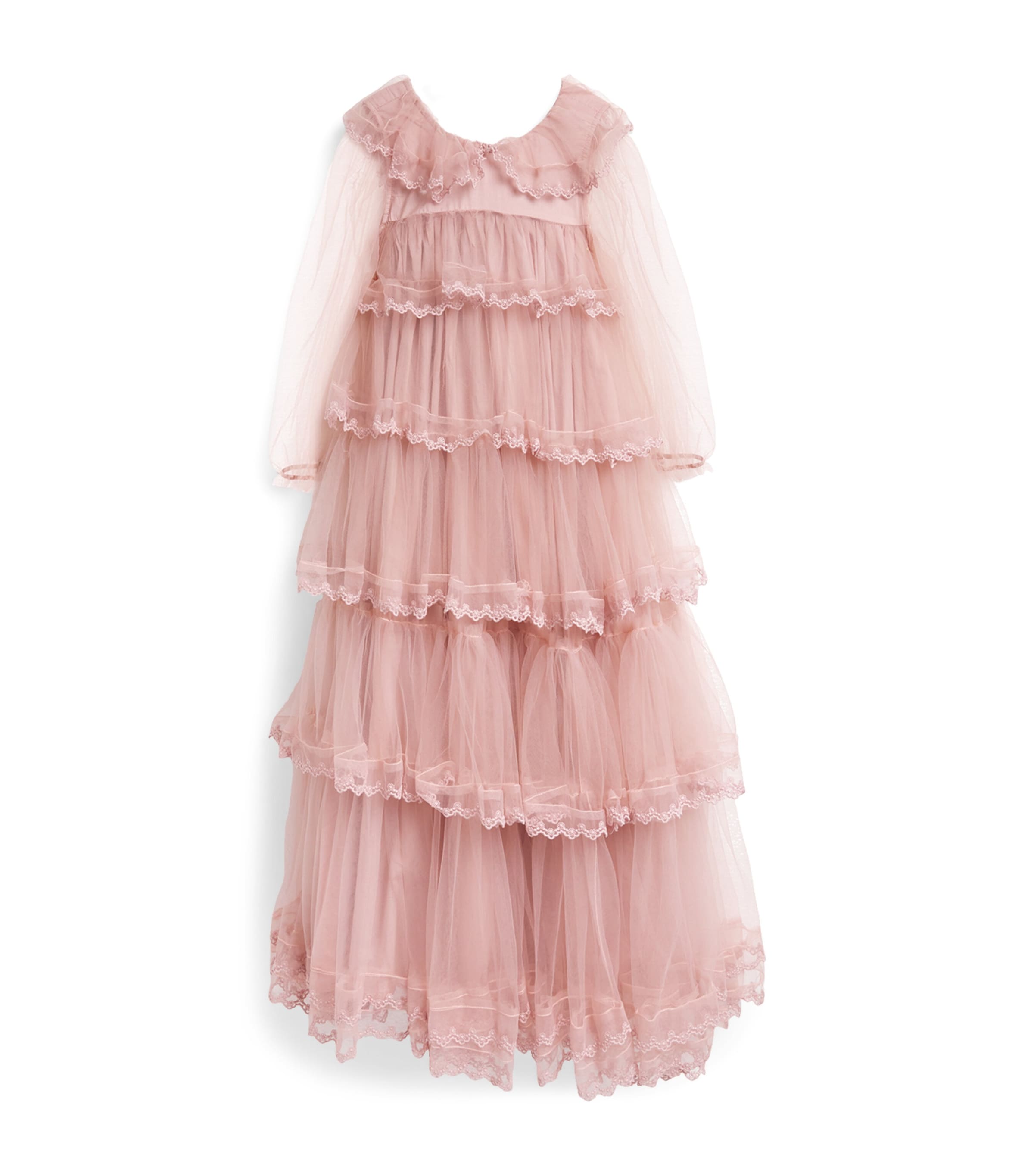 PETITE AMALIE TULLE TIERED DRESS 