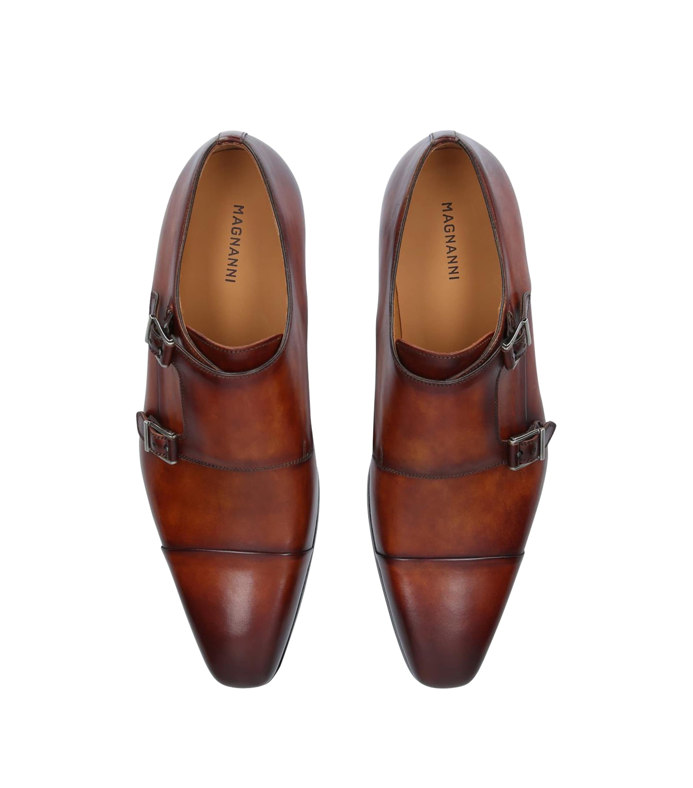 Burnished Double-Monk Shoes TAN Image 4