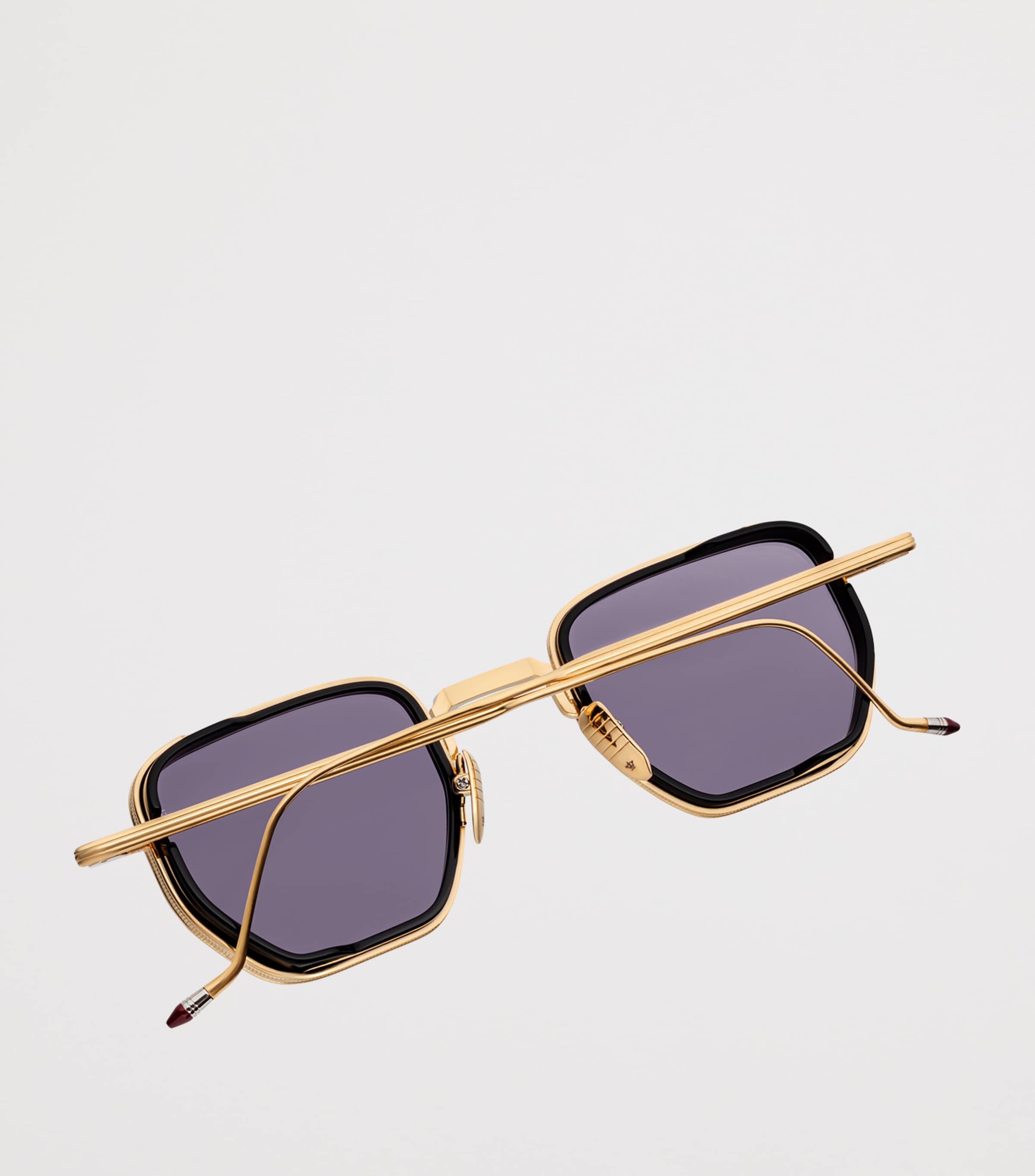 Jacques Marie Mage Atkins Square Sunglasses Gold Image 4