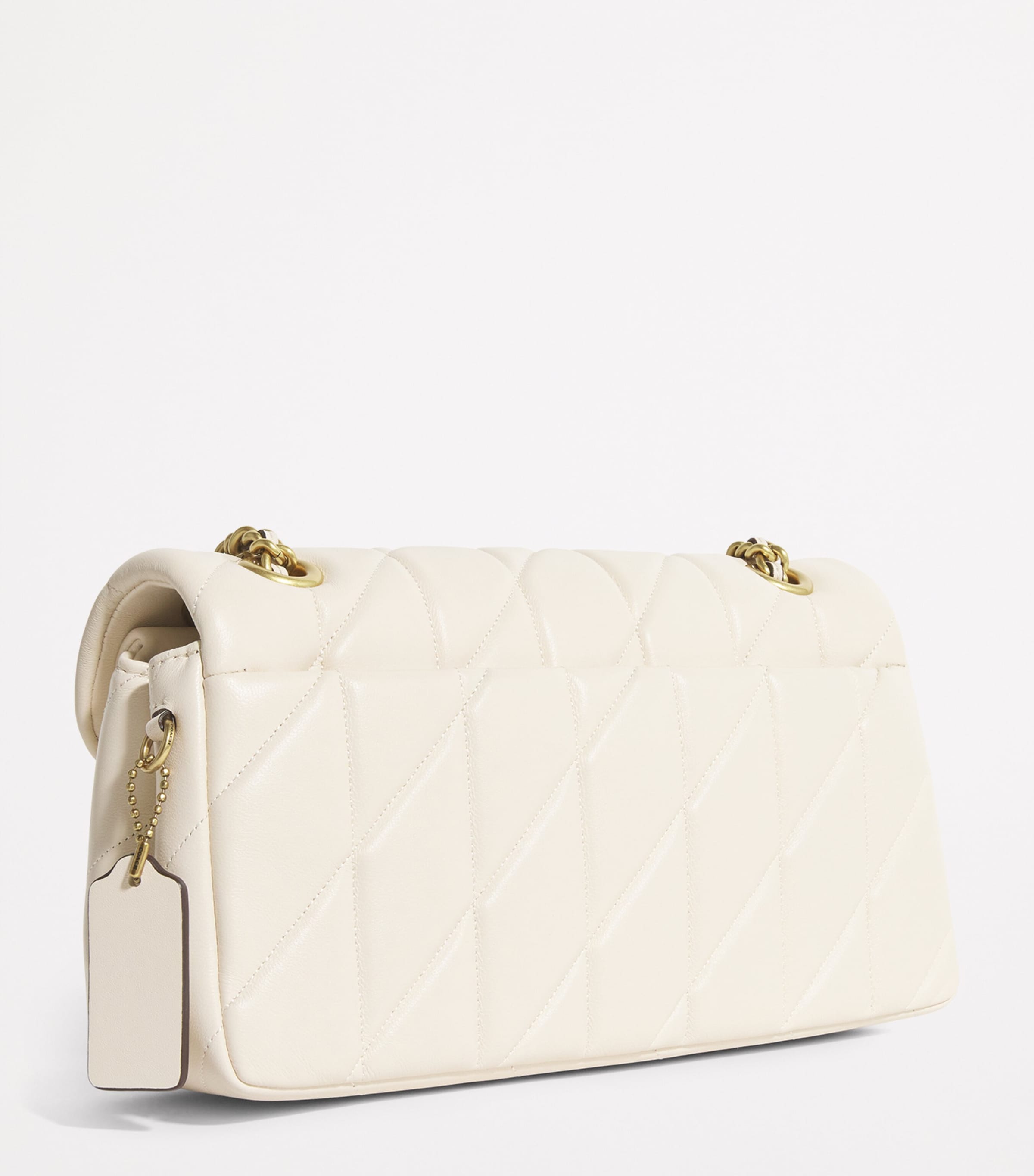 Quilted Leather Tabby 20 Shoulder Bag B4/CHALK Image 3