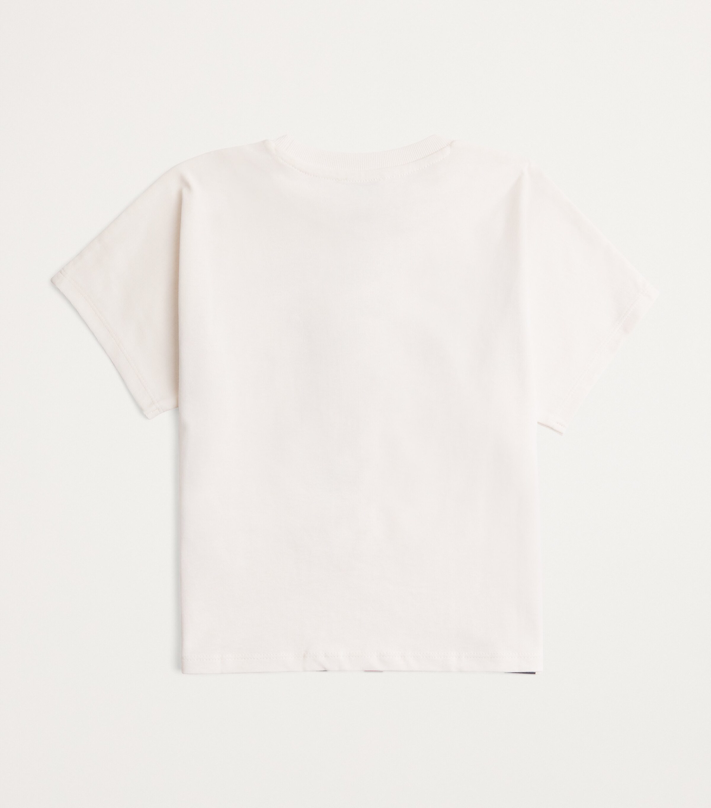 Kenzo Kids Organic Cotton Swan Logo T-Shirt (2-14 Years) Offwhite Image 2