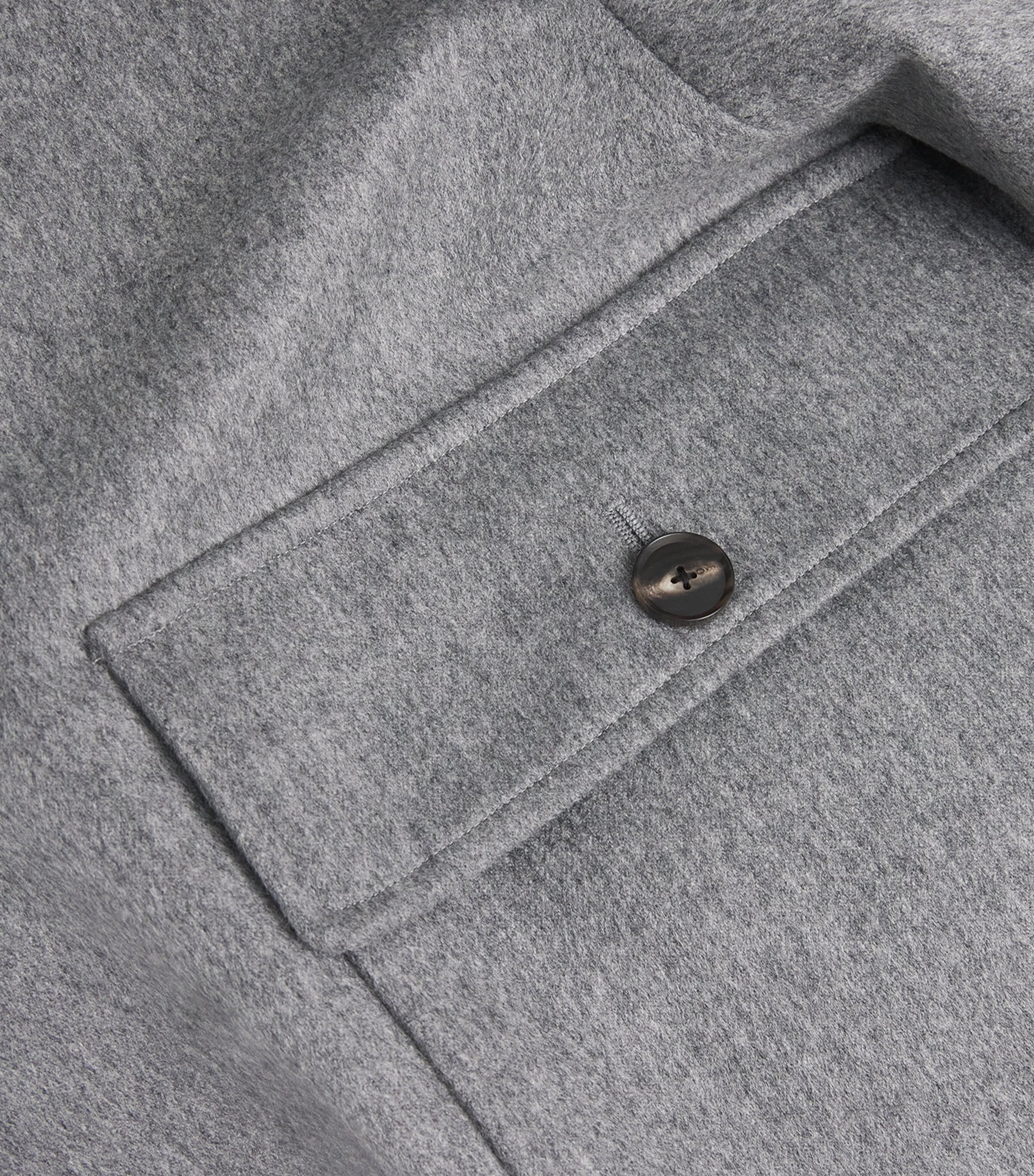 Cashmere Bomber Jacket TOP GRAY Image 5