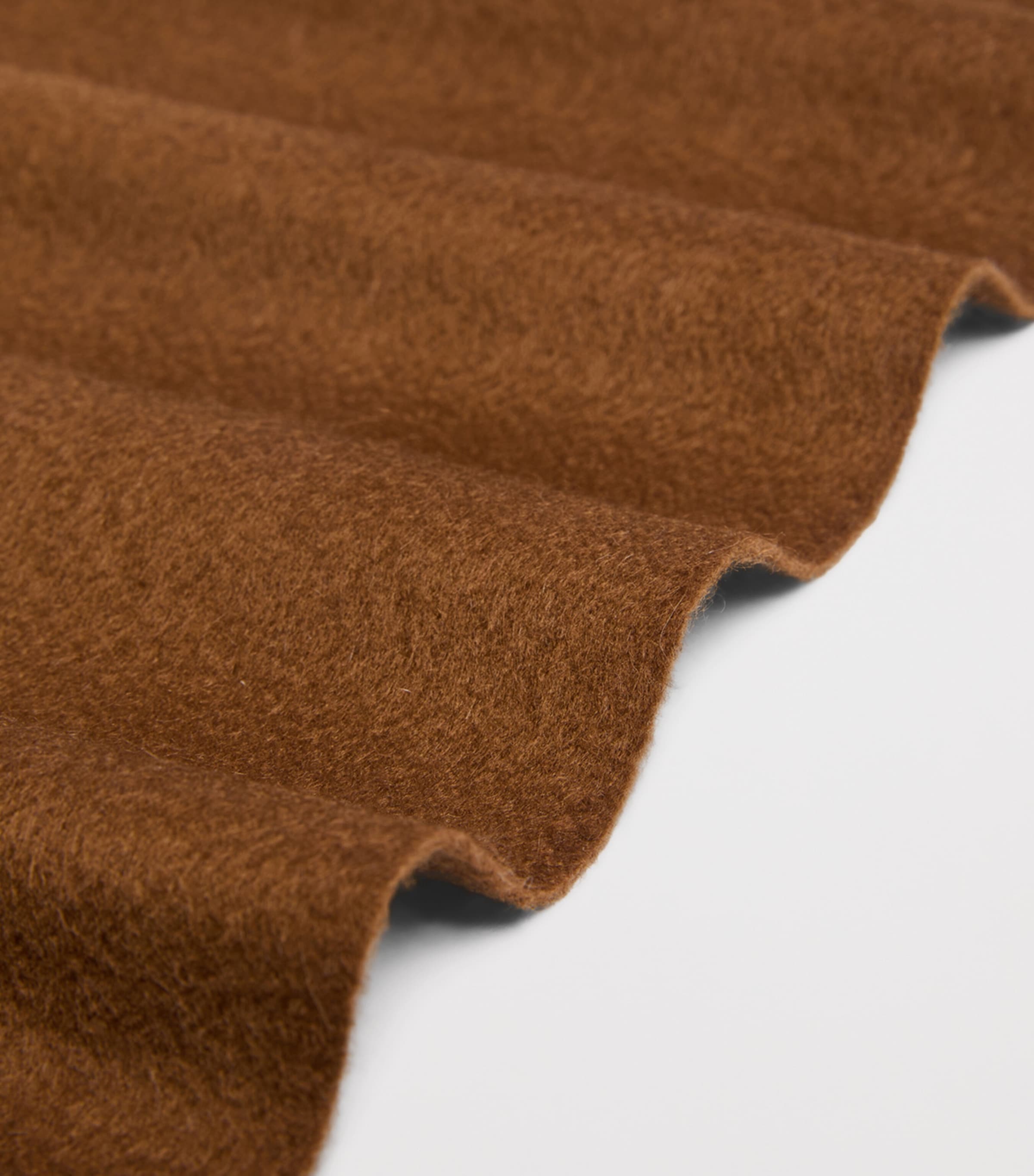 Max Mara Cashmere Monogram Scarf Hazelnut Brown Image 3