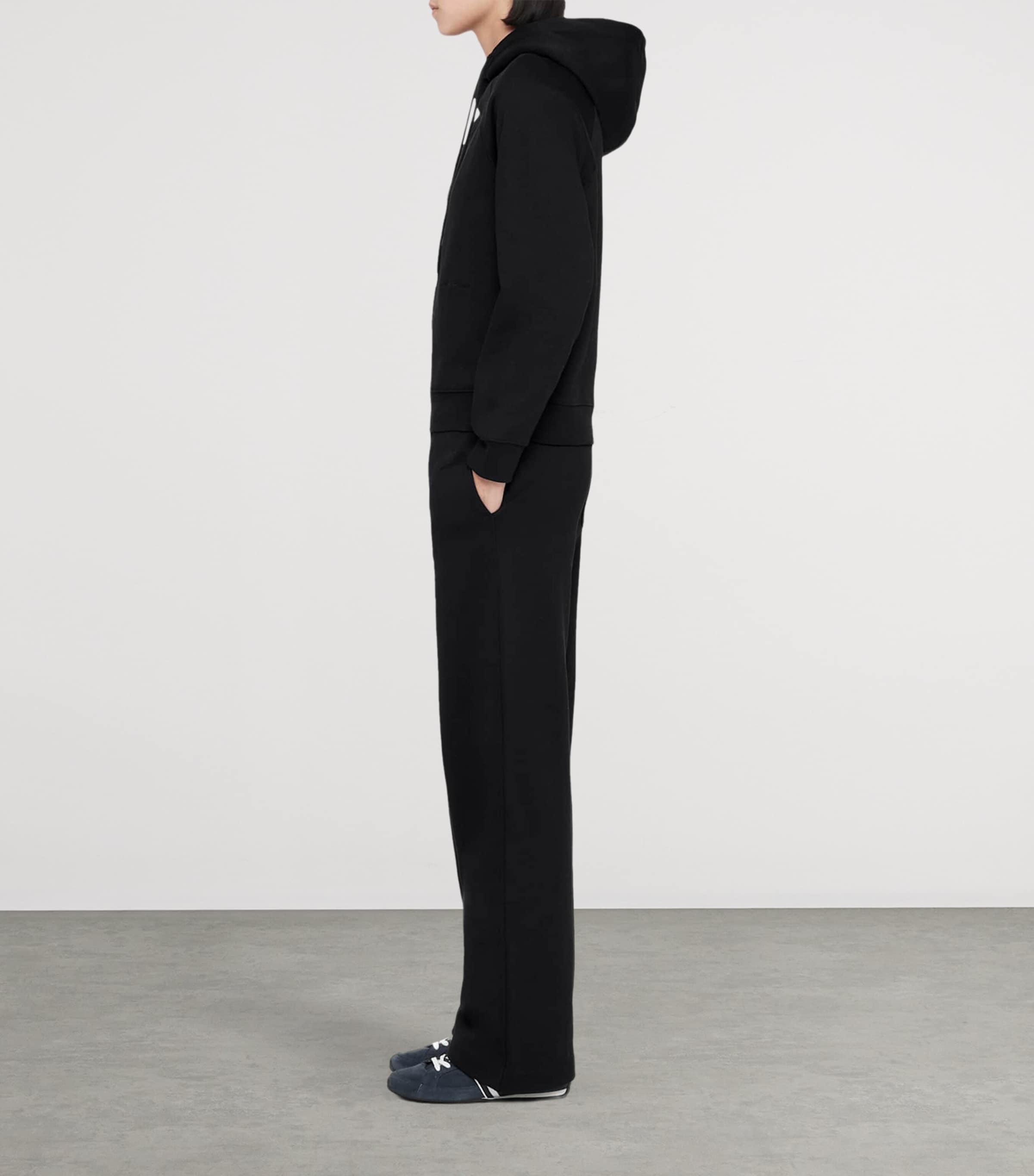 AllSaints Womens Lily Sweatpants Jet Black Image 8