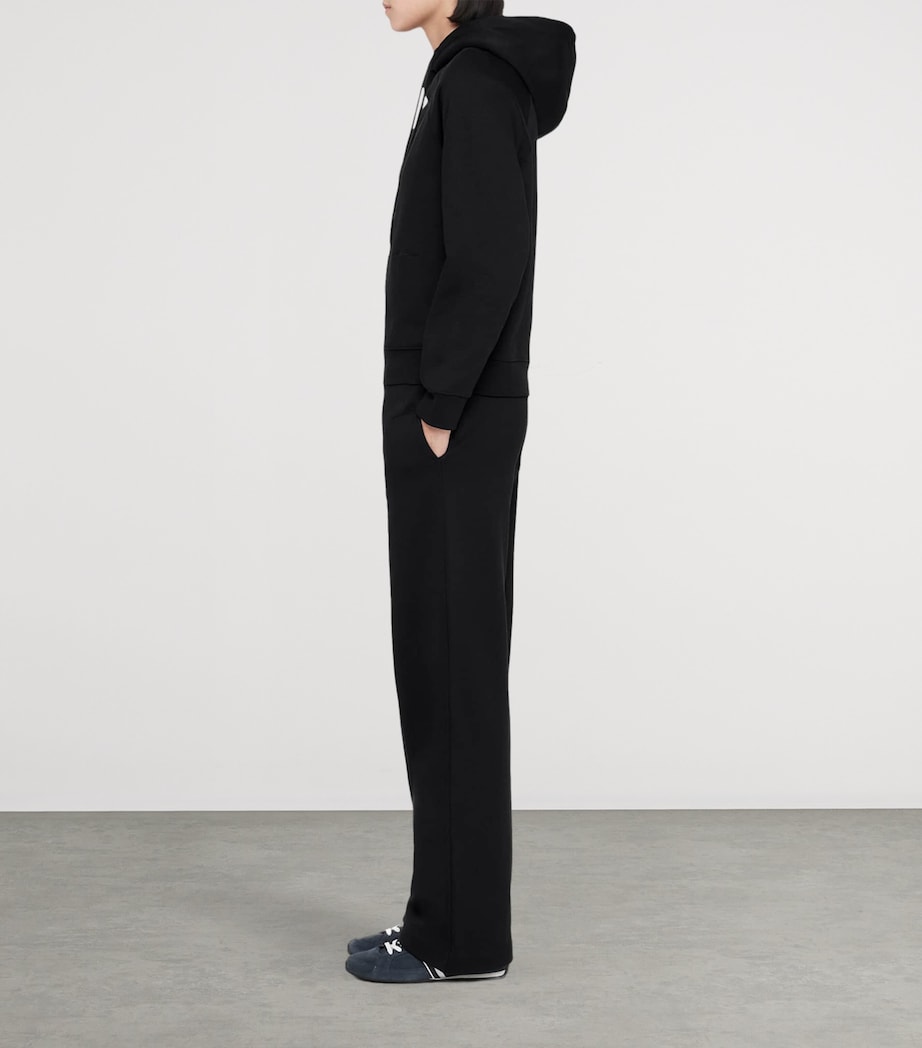 AllSaints Womens Lily Sweatpants Jet Black Image 8