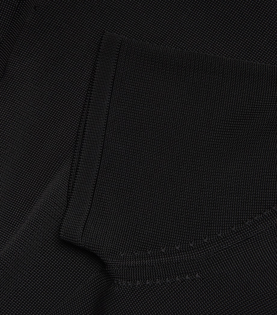 Lemaire Womens Split-Detail Column Dress Black Image 5