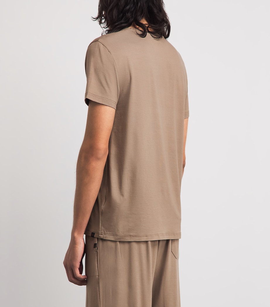 Derek Rose Mens Basel Lounge T-Shirt Bro Image 5