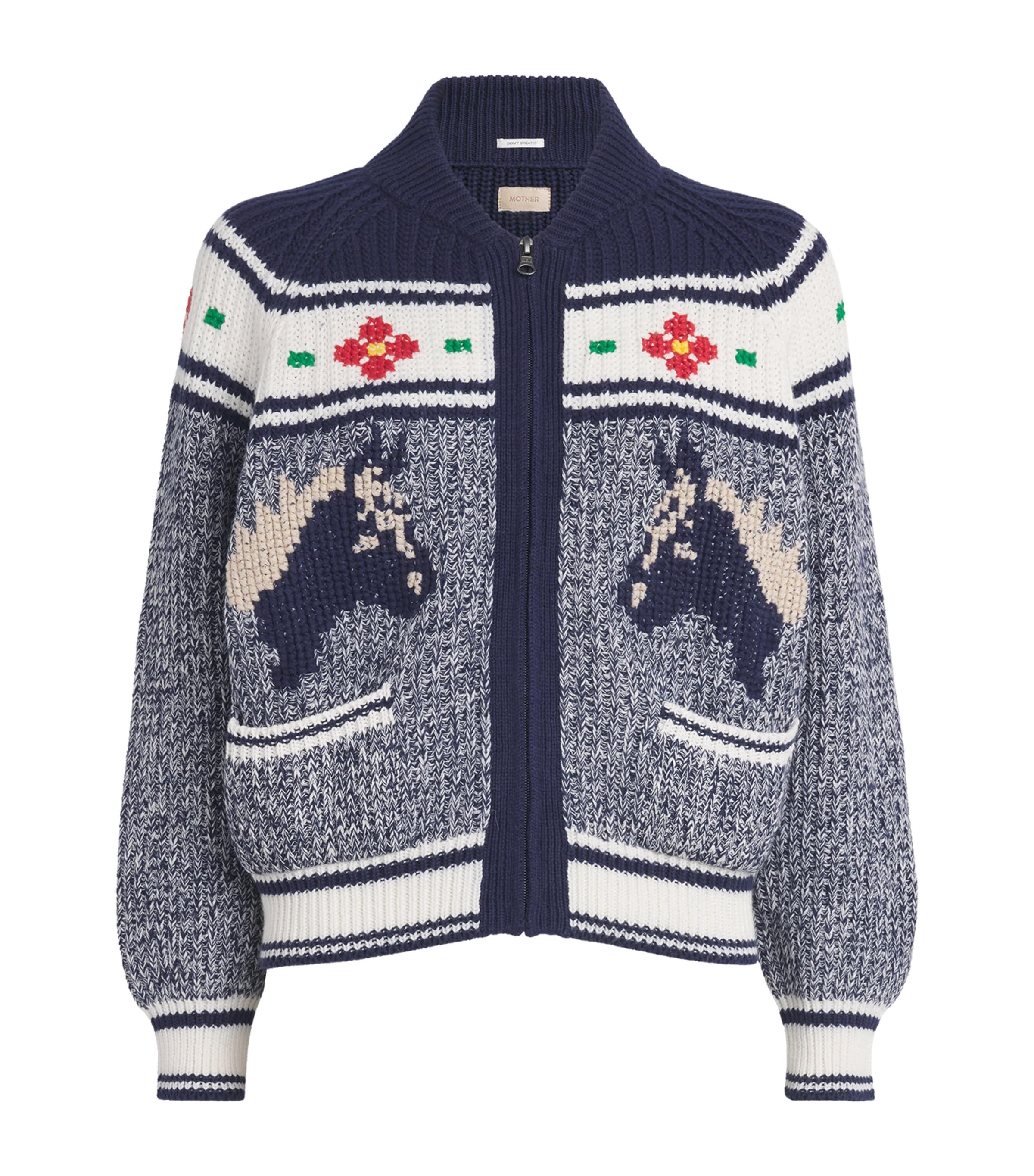 Shop Mother The Try Outs Zip-up Cardigan