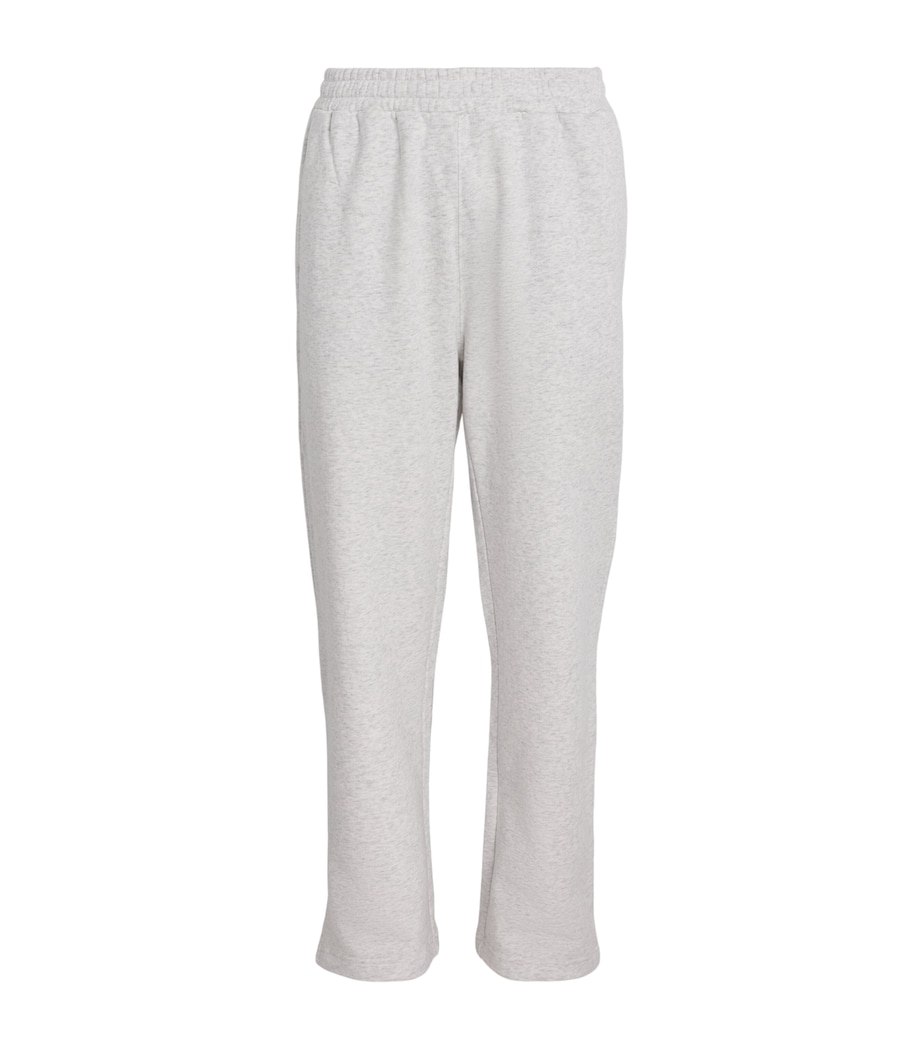 Cole Buxton Mens Cotton Uncuffed Sweatpants Light Grey Marl Image 1