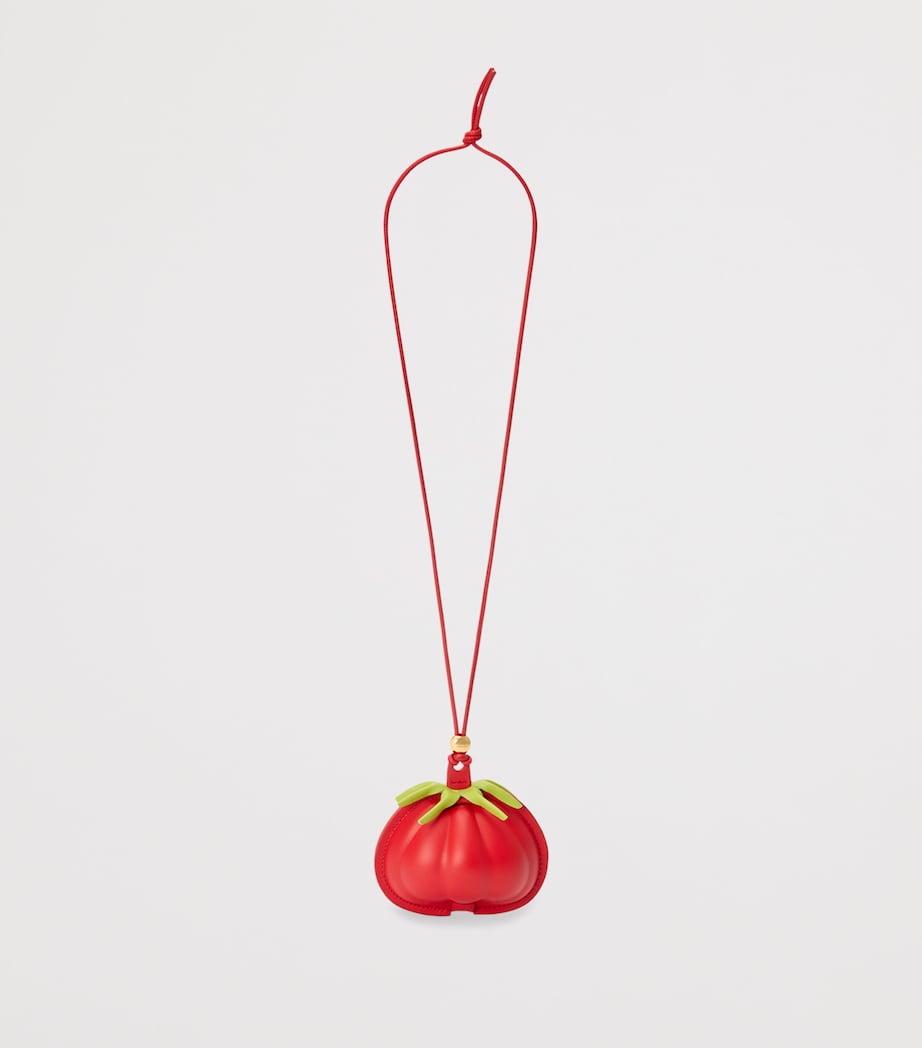 x Paula's Ibiza Leather Tomato Pouch RED Image 2