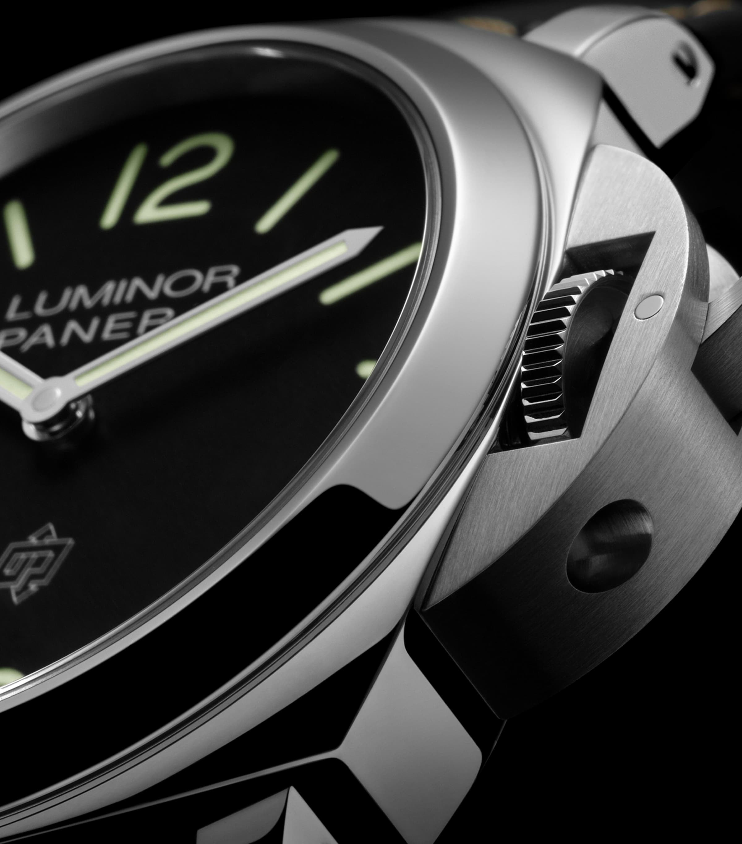 Panerai Stainless Steel Luminor Watch 44mm Black Image 3