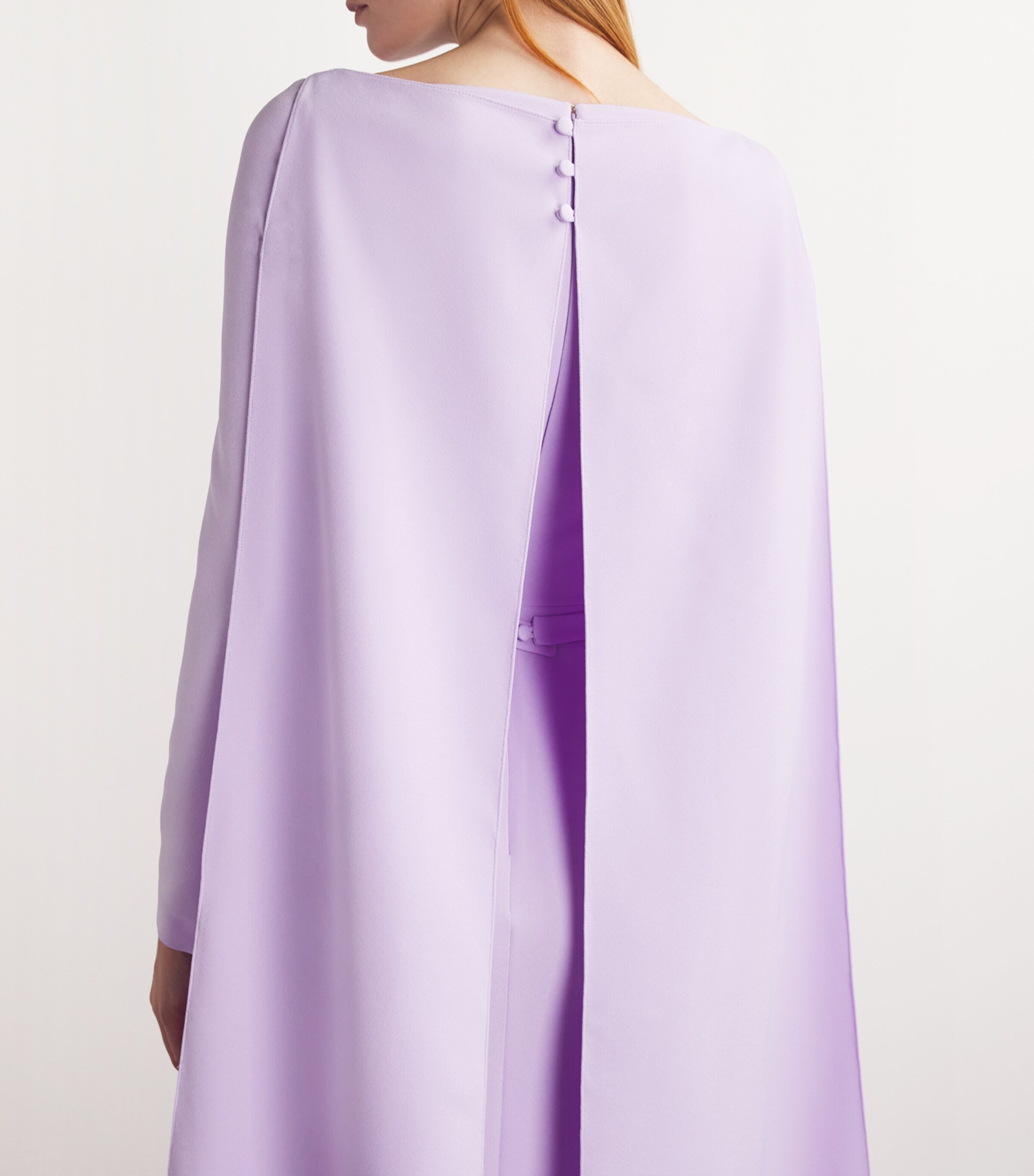 Safiyaa Womens Stretch-Crepe Embellished Ginevra Gown Verbena Image 6